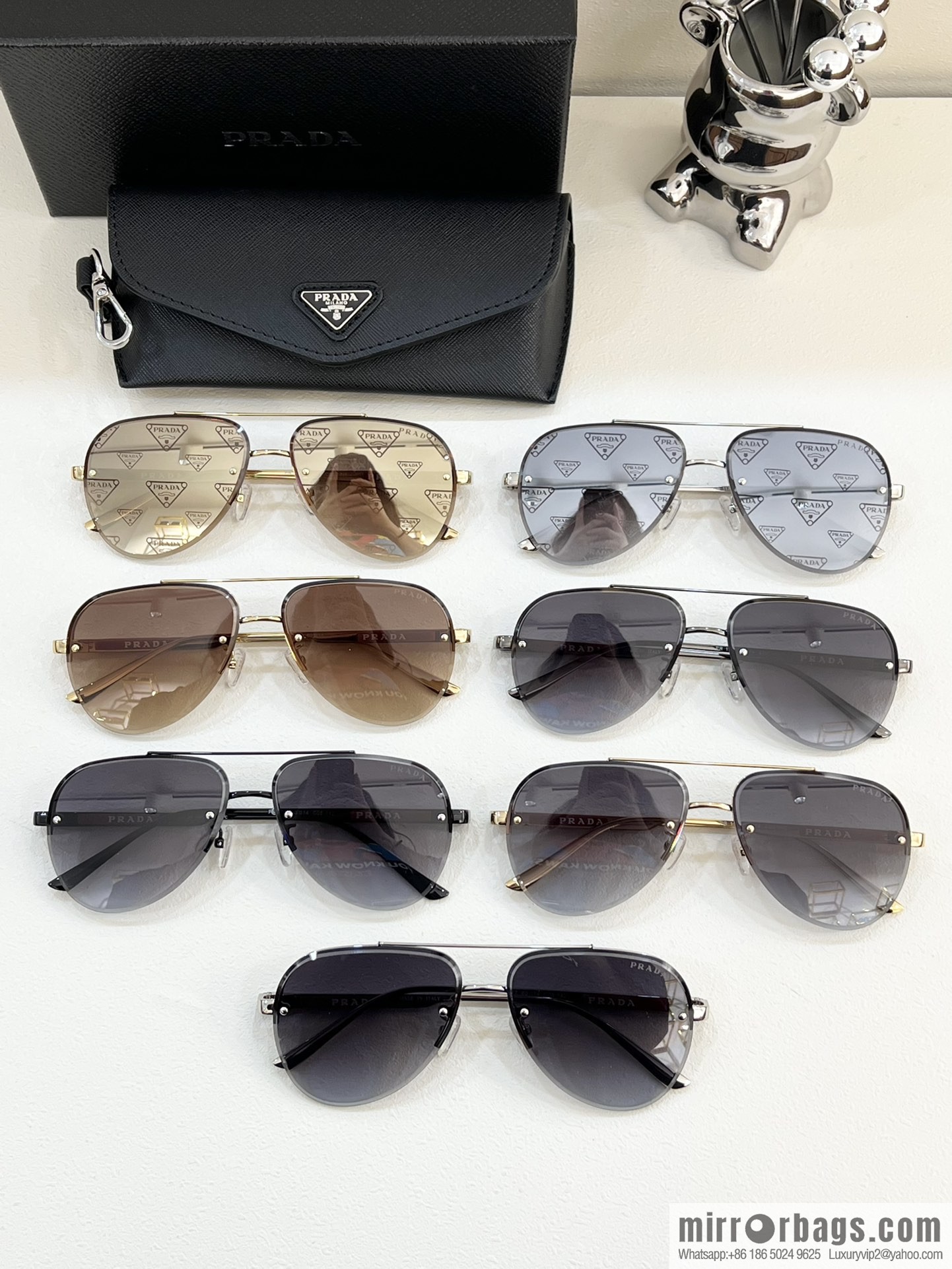 PRADA unisex toad sunglasses