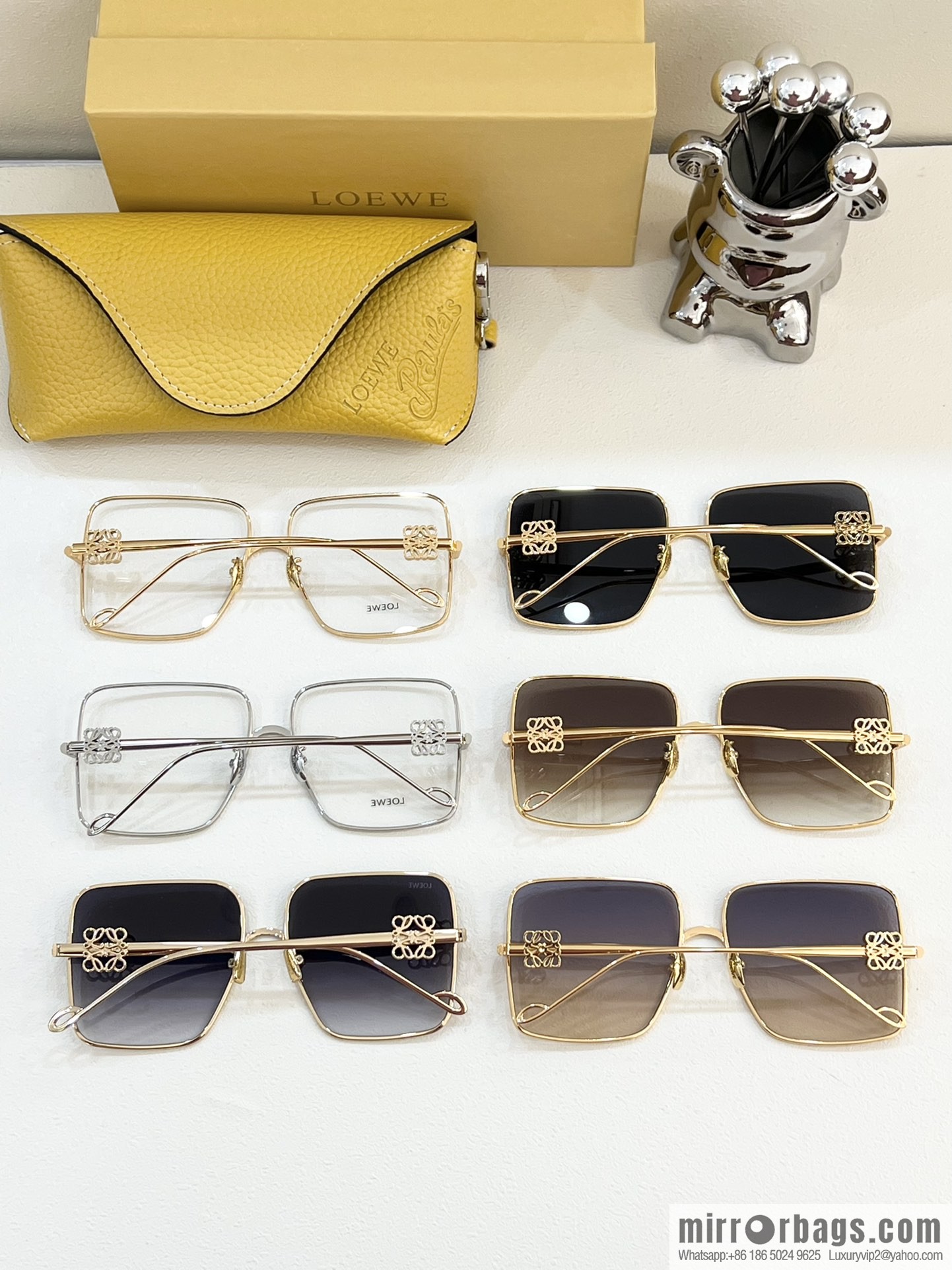 LOEWE Square Unisex Sunglasses