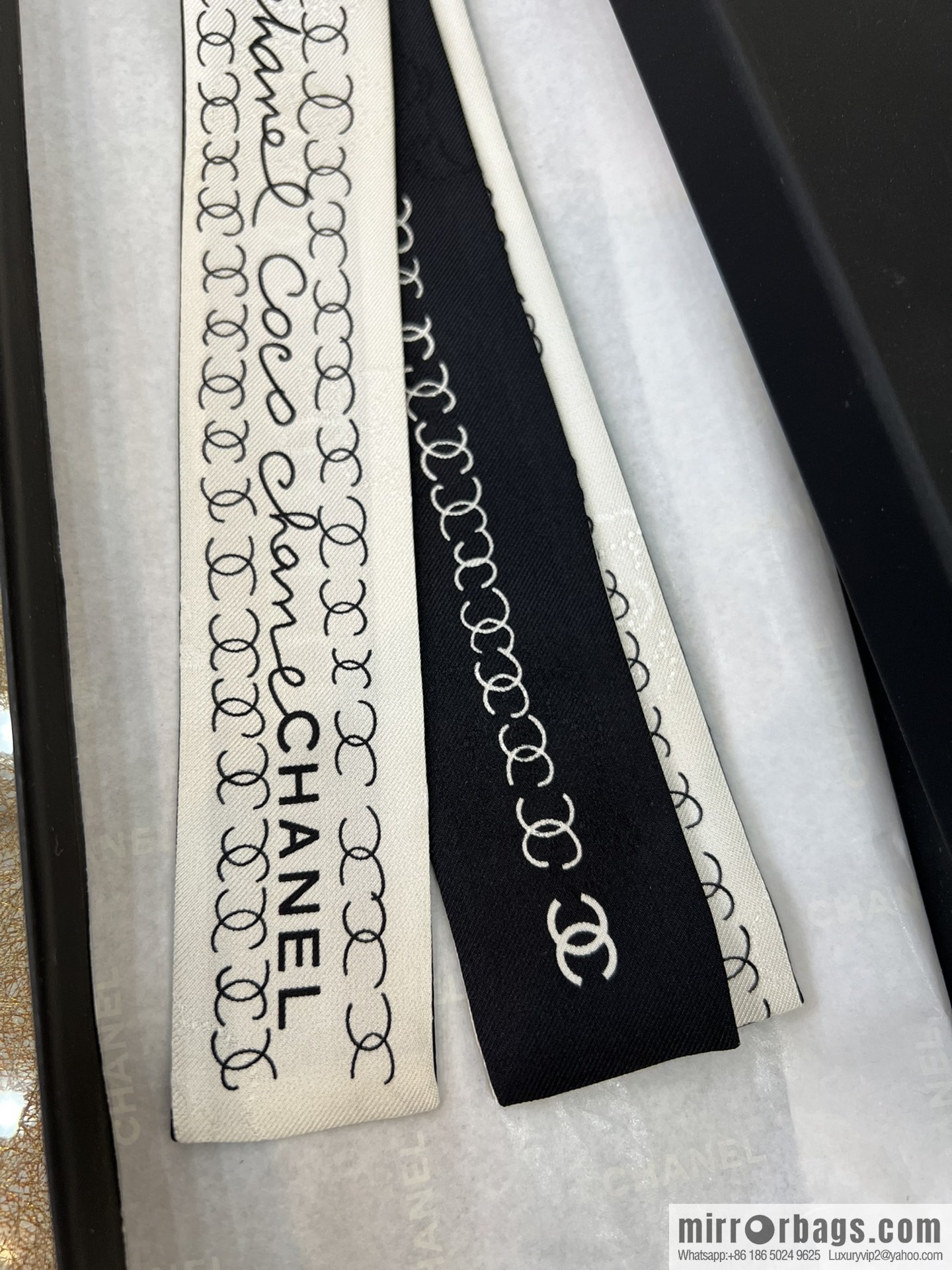 Chanel camellia jacquard fabric 100% silk headband