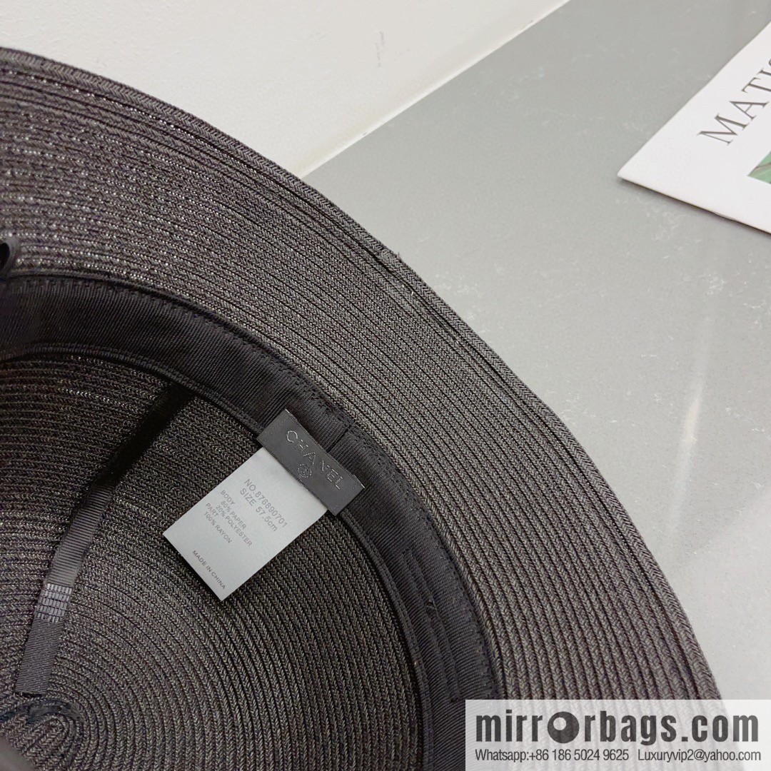 Chanel straw hat