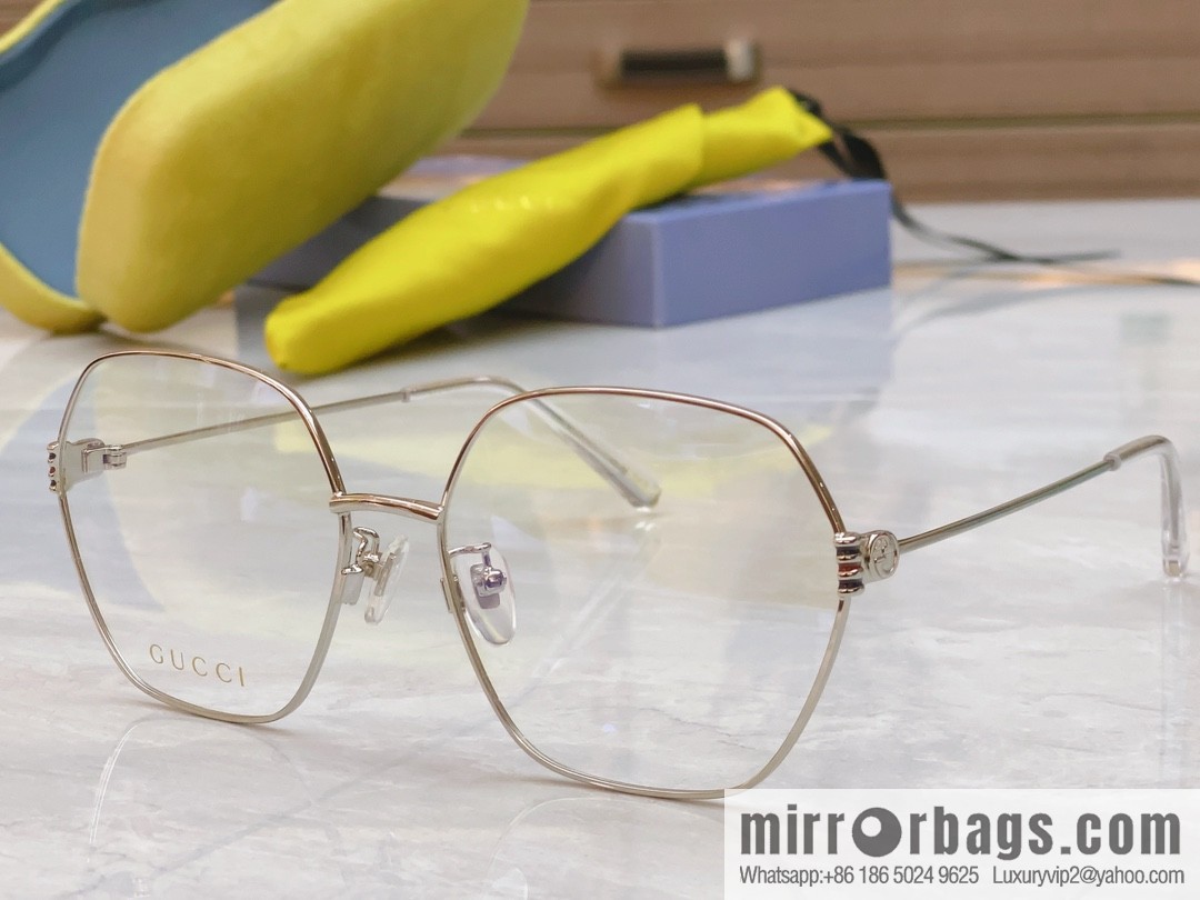 GUCCI Gucci's new retro gold silk simple sunglasses sunglasses