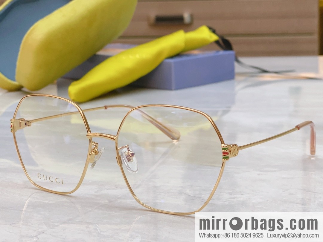 GUCCI Gucci's new retro gold silk simple sunglasses sunglasses
