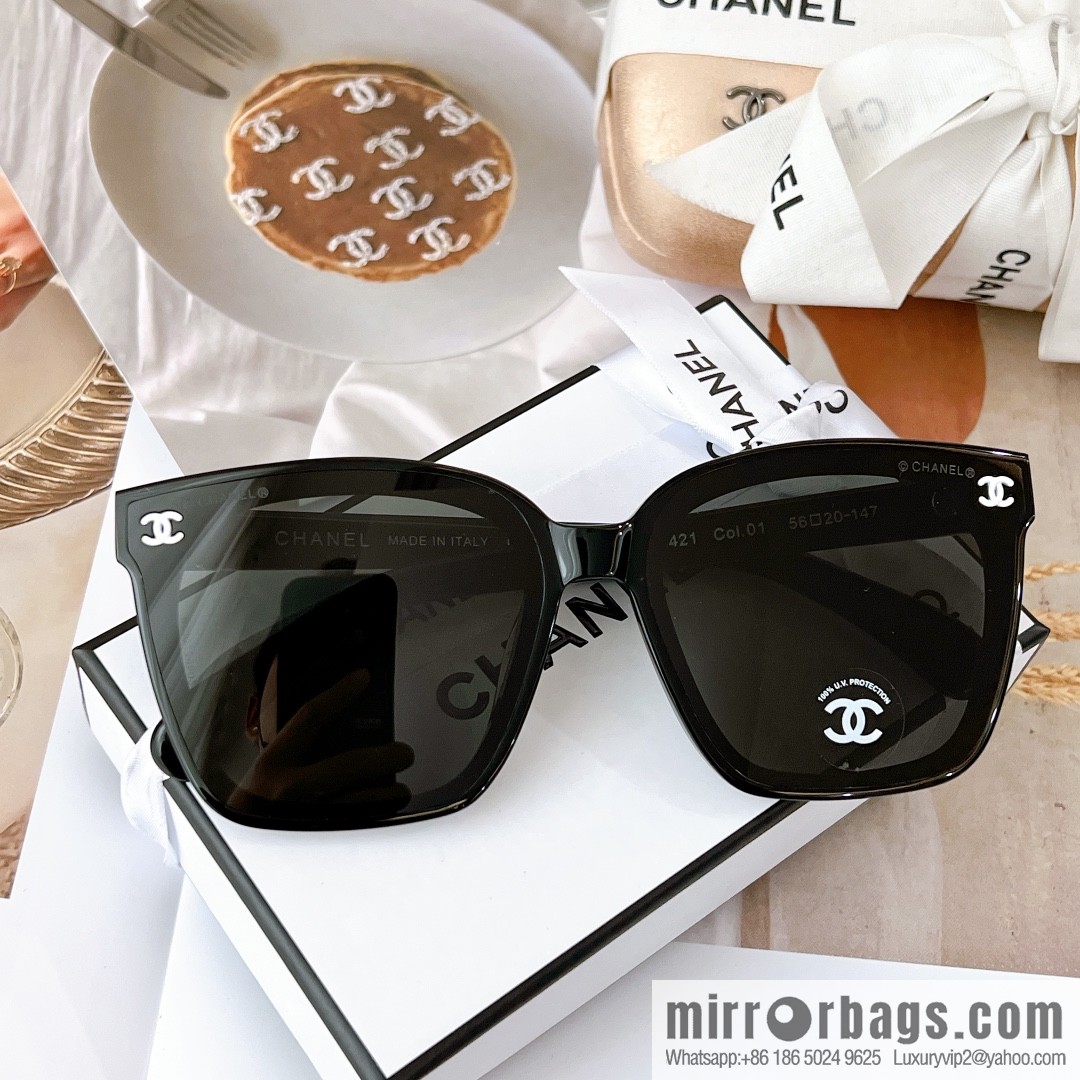 Chanel double C logo women's sunglasses