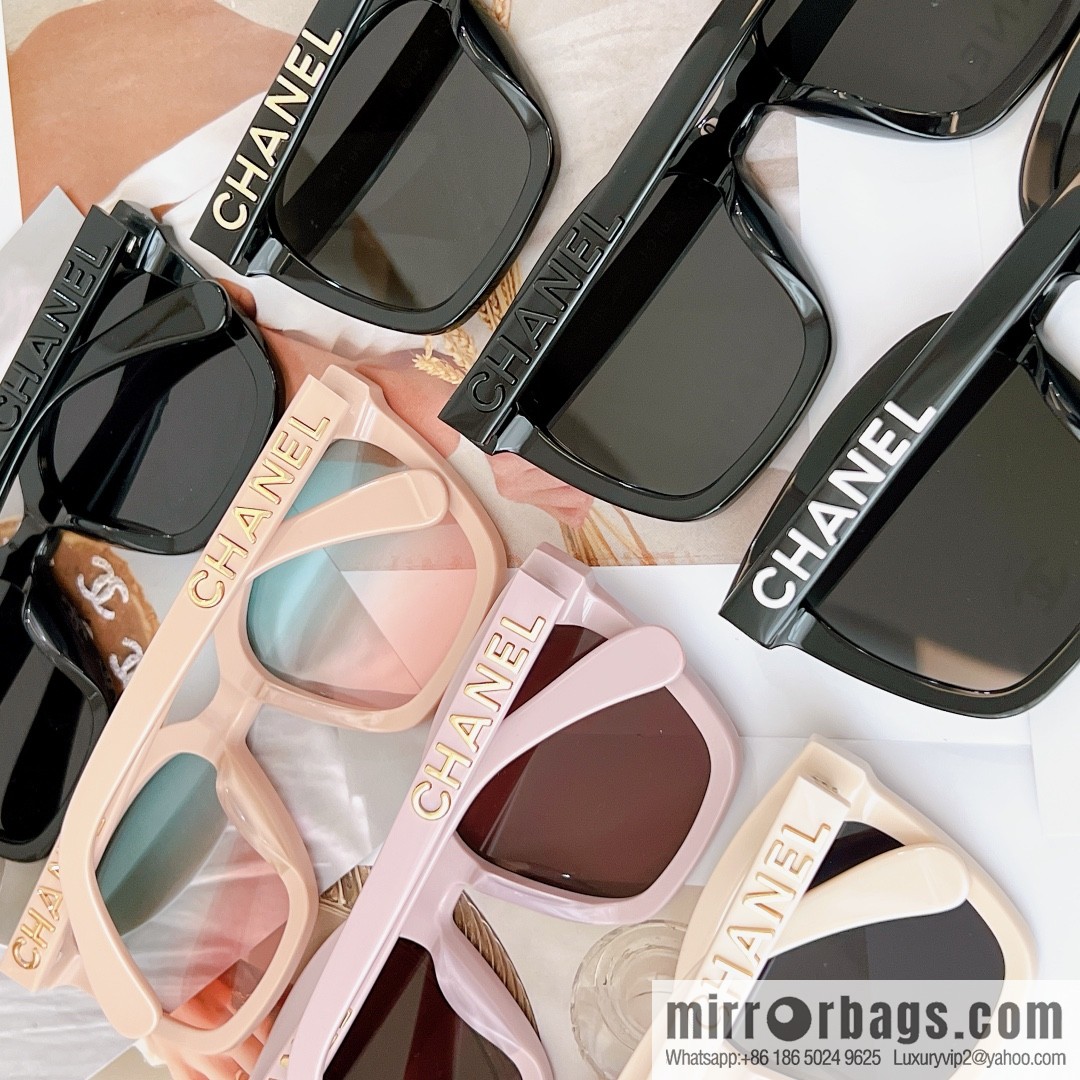 Chanel double C logo women's sunglasses