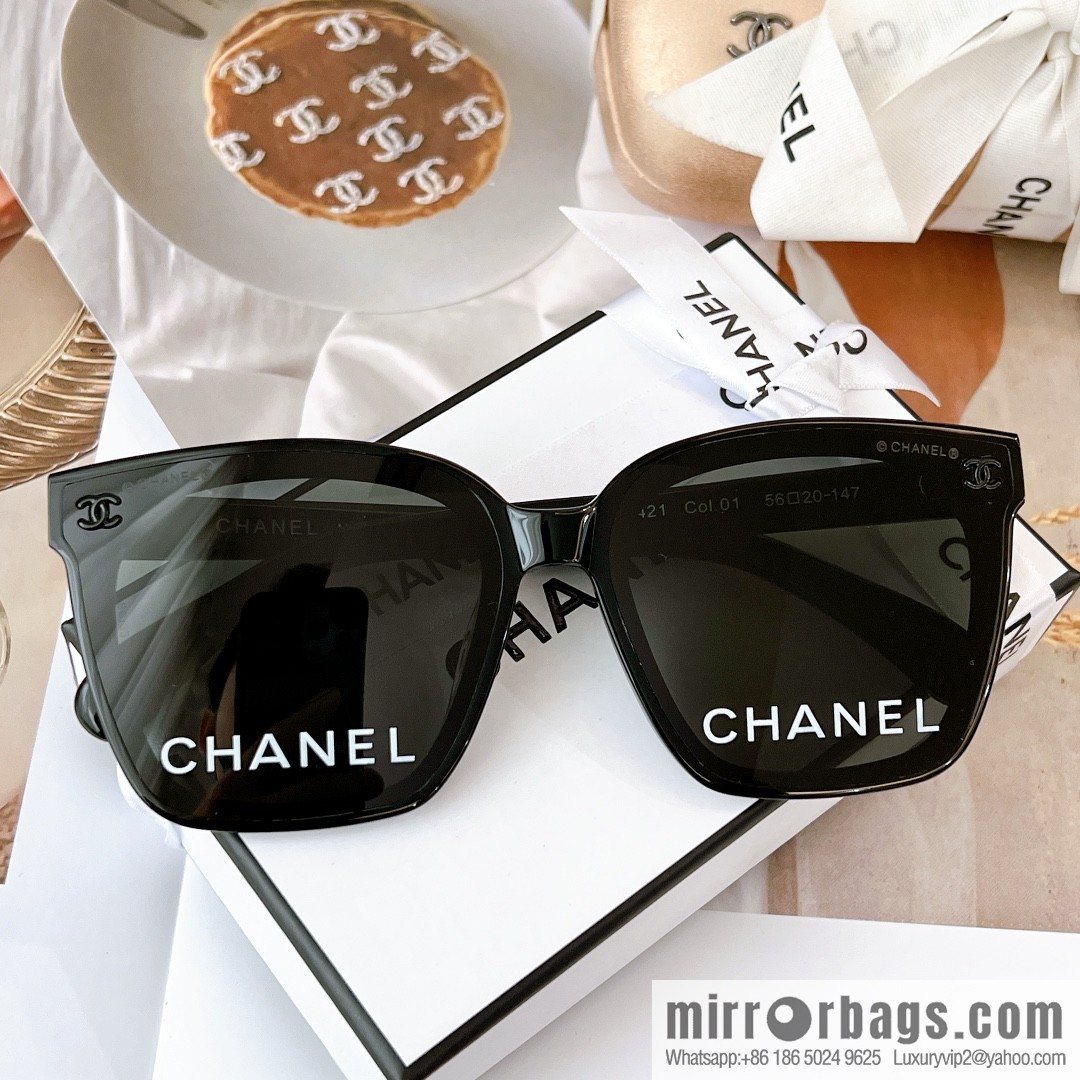 Chanel double C logo women's sunglasses