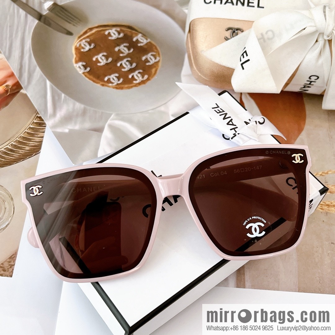 Chanel double C logo women's sunglasses