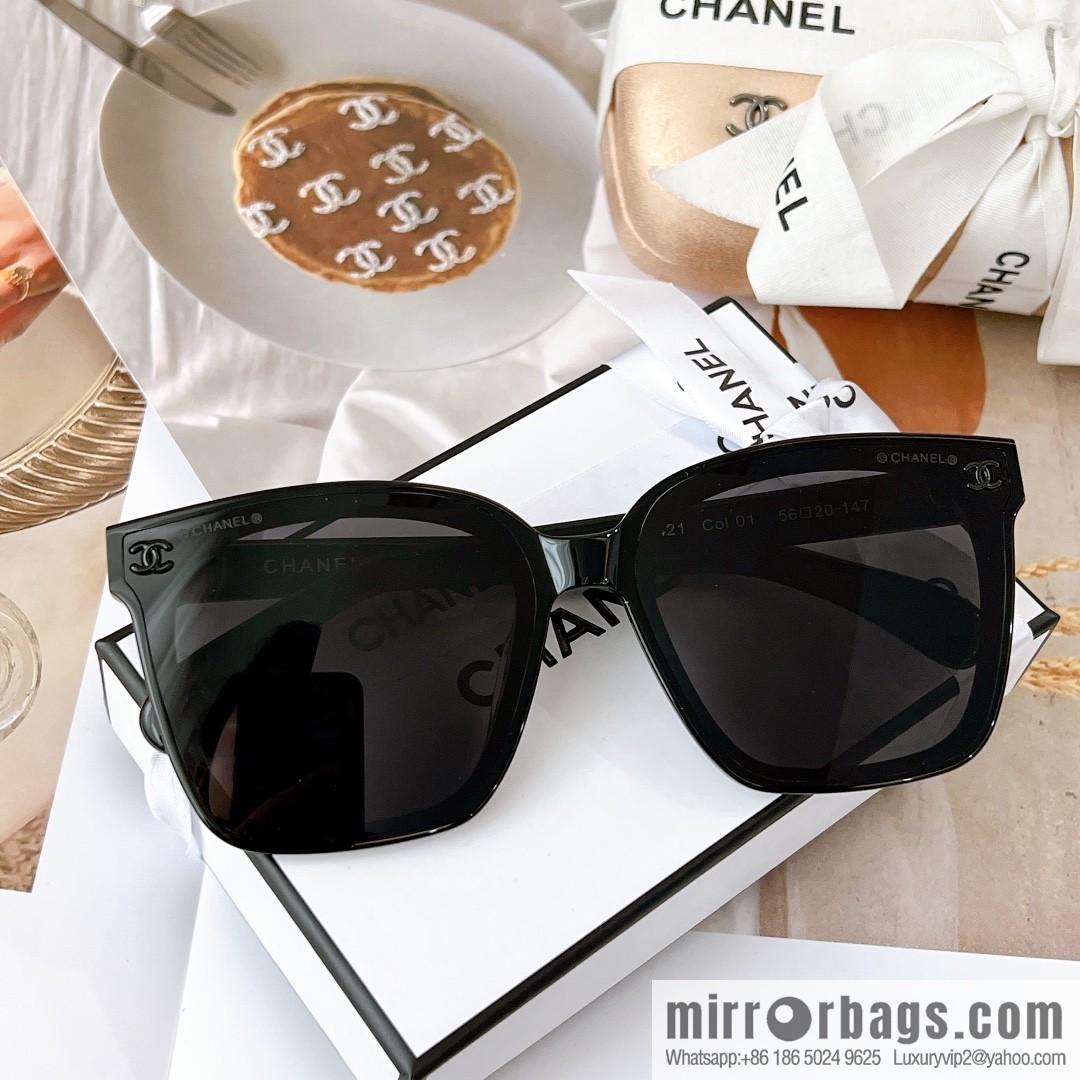 Chanel double C logo women's sunglasses
