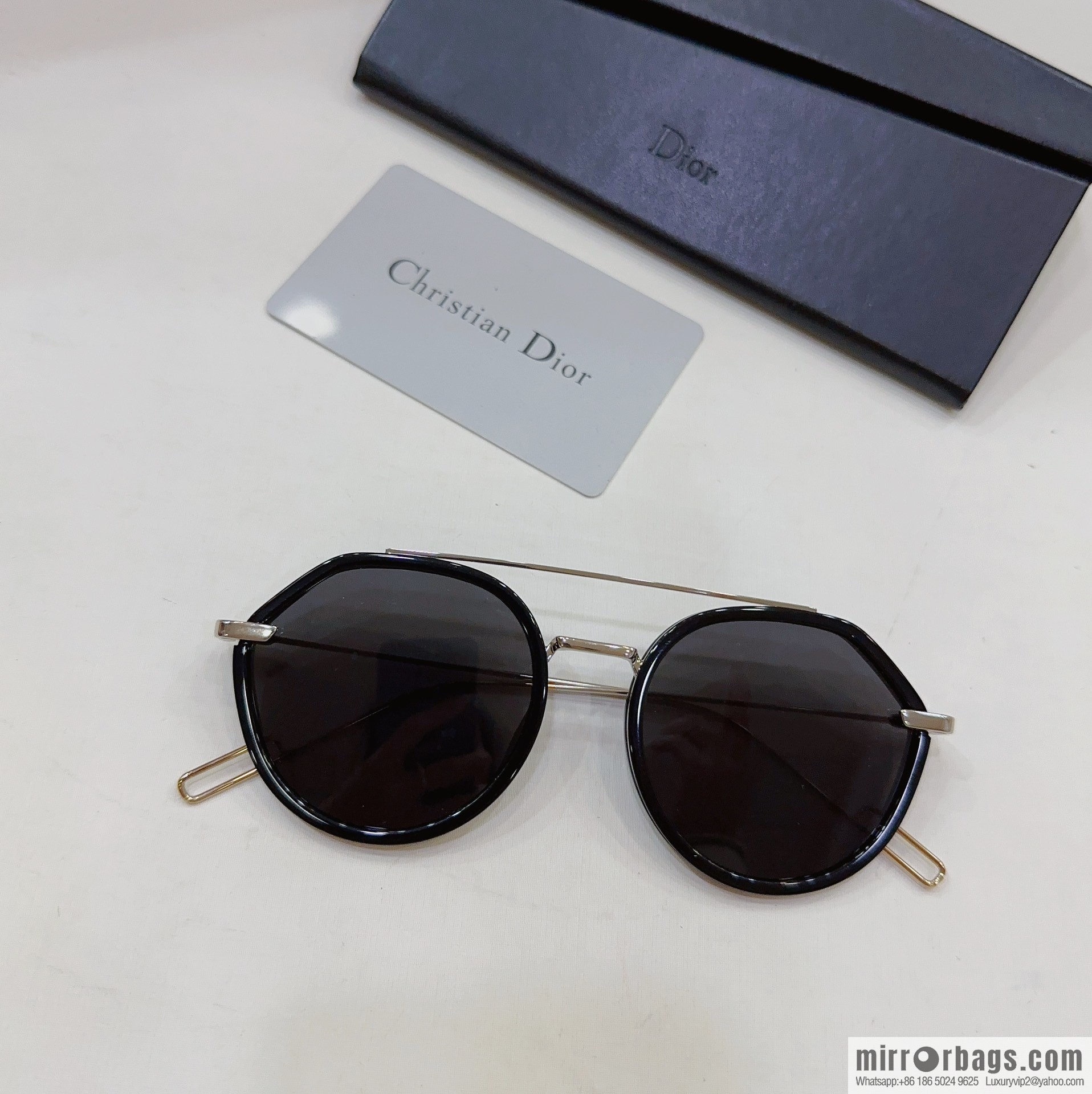 Dior Round Frame Women's Sunglasses