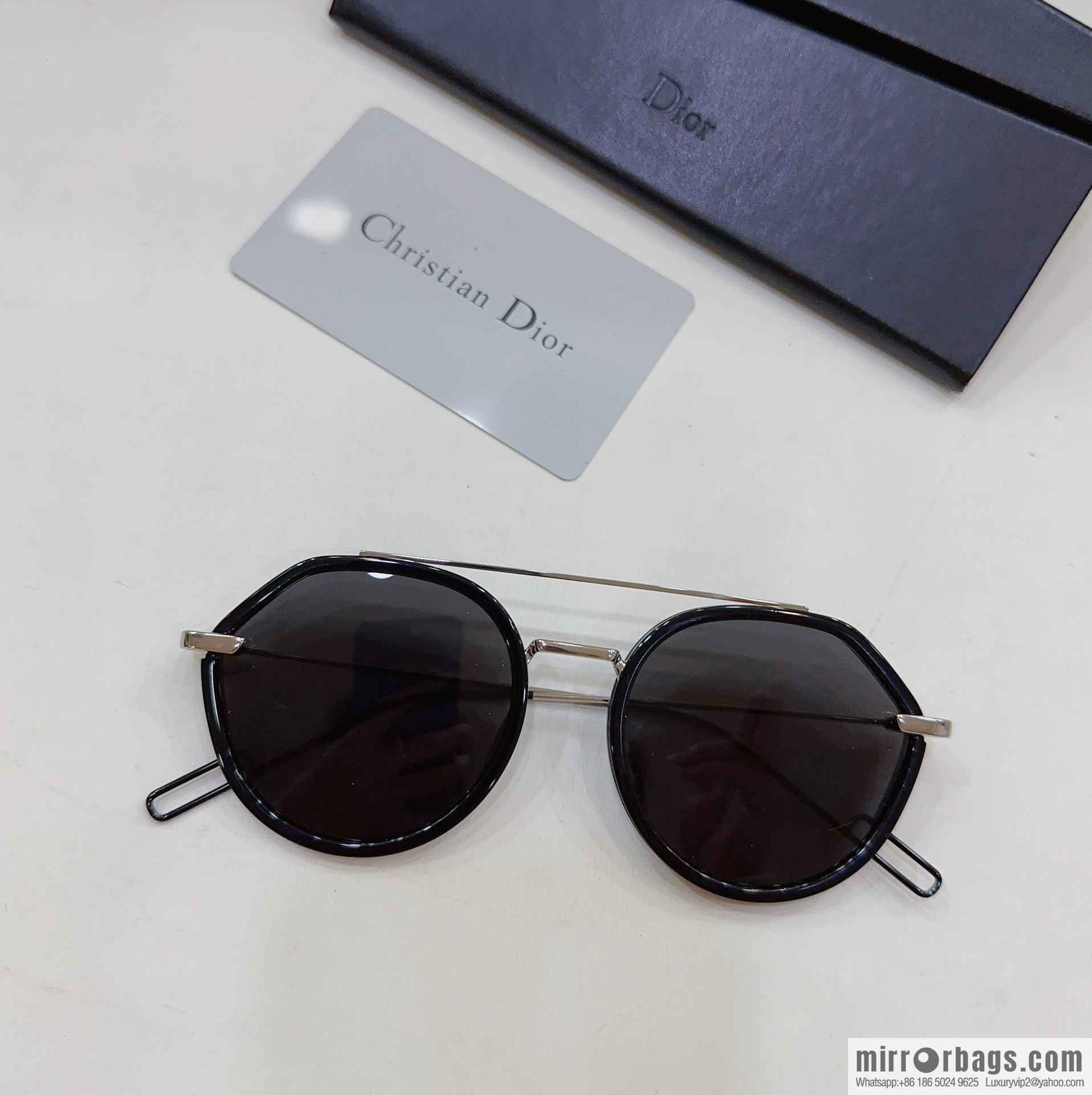 Dior Round Frame Women's Sunglasses