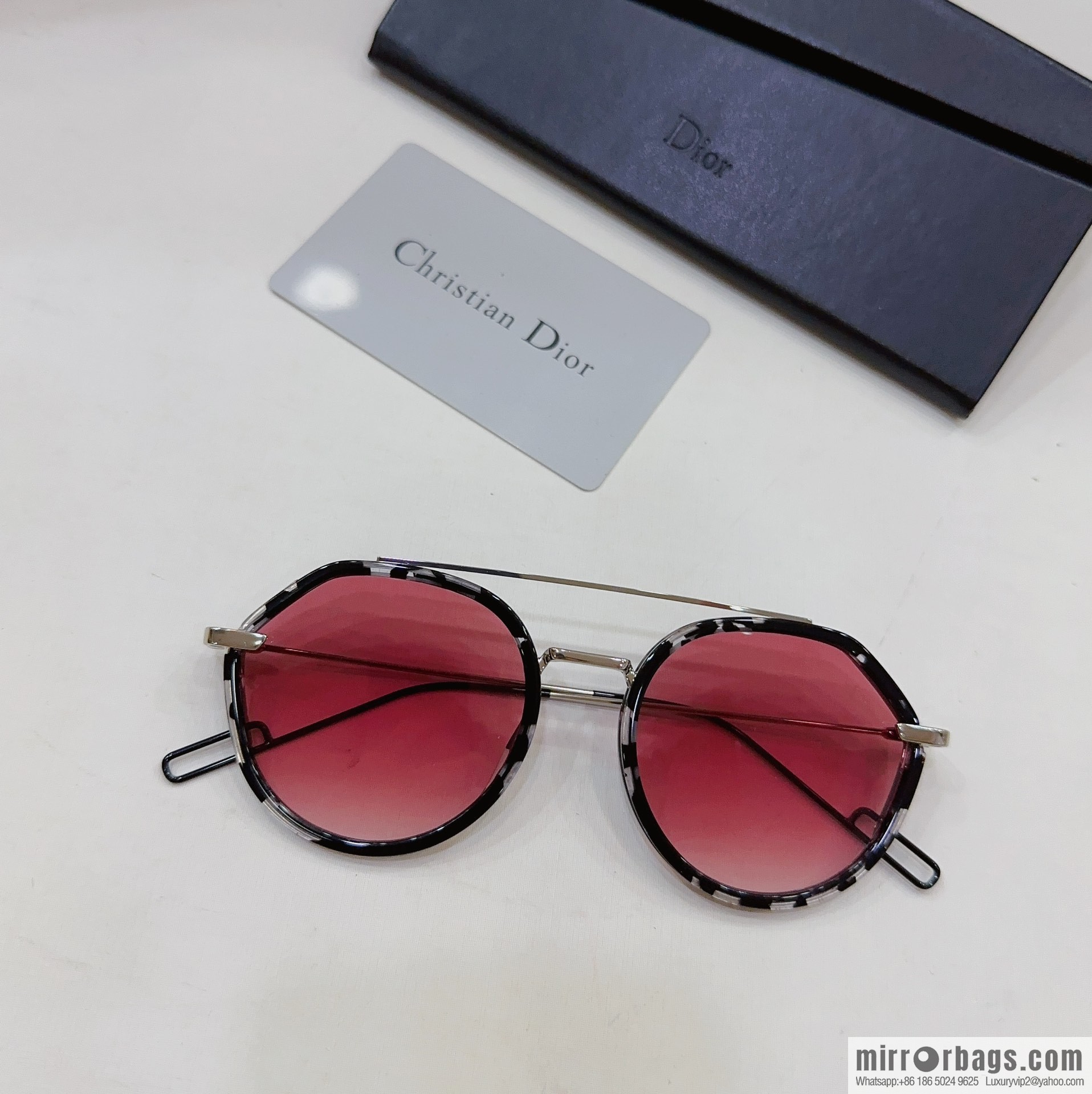 Dior Round Frame Women's Sunglasses