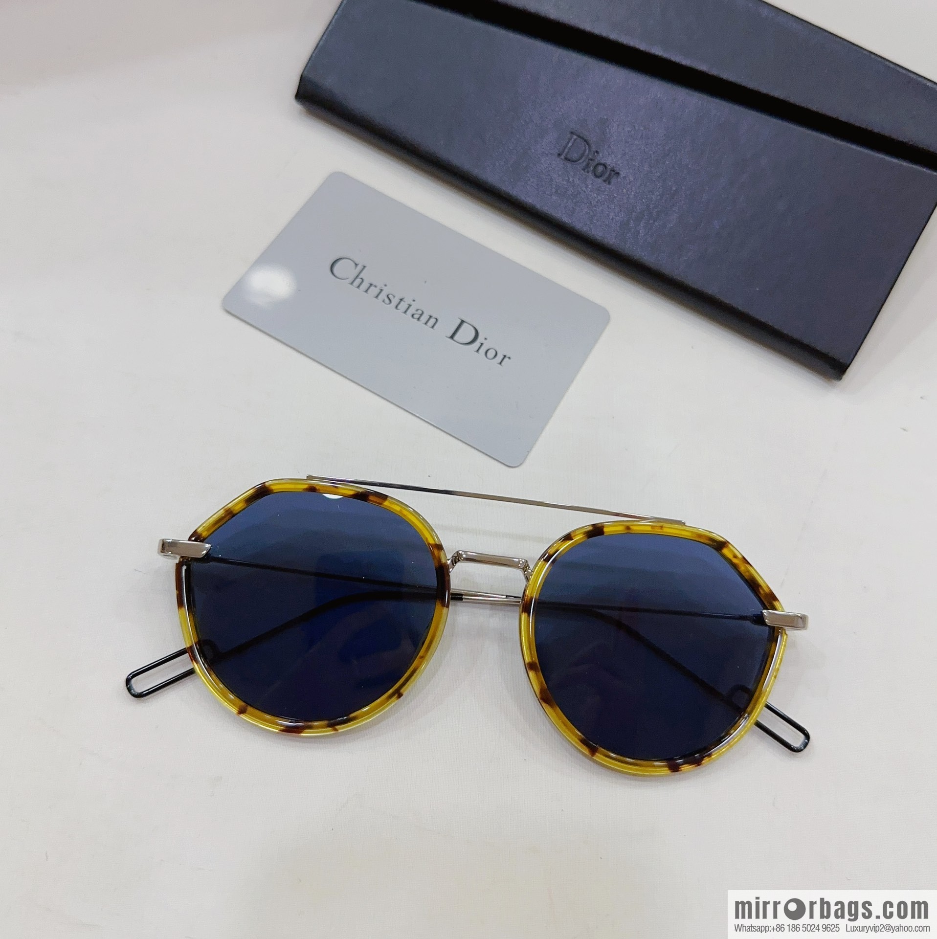 Dior Round Frame Women's Sunglasses