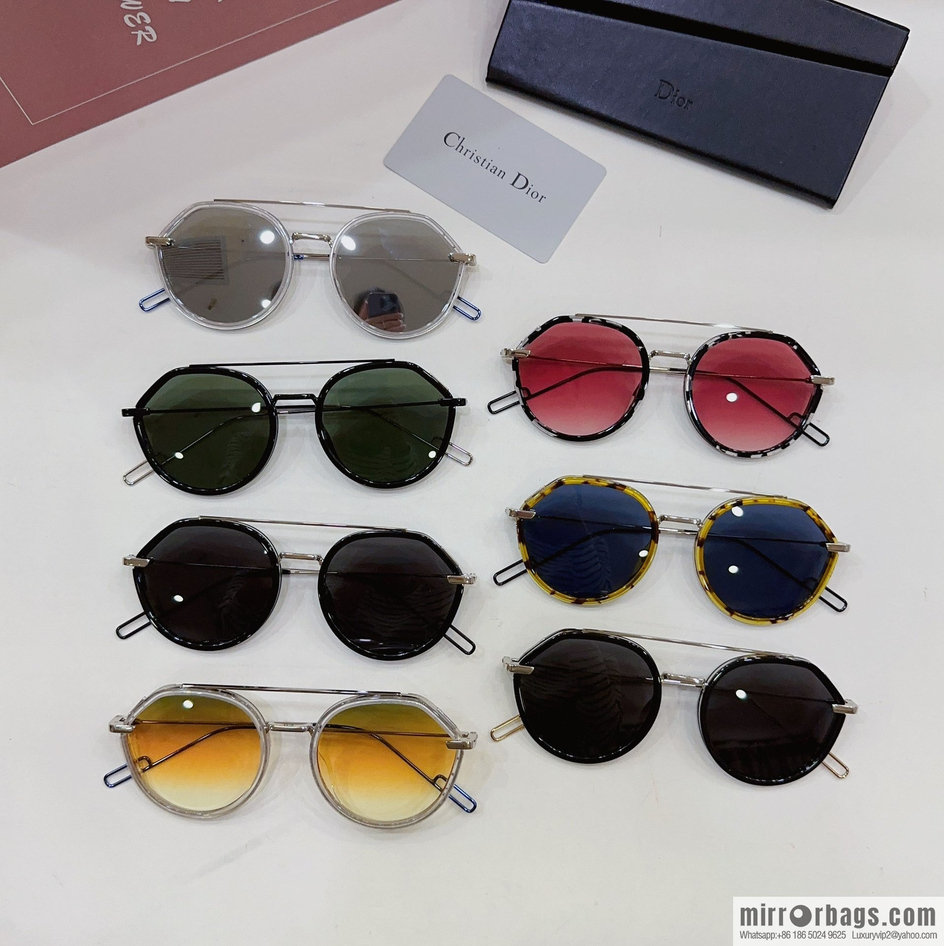 Dior Round Frame Women's Sunglasses