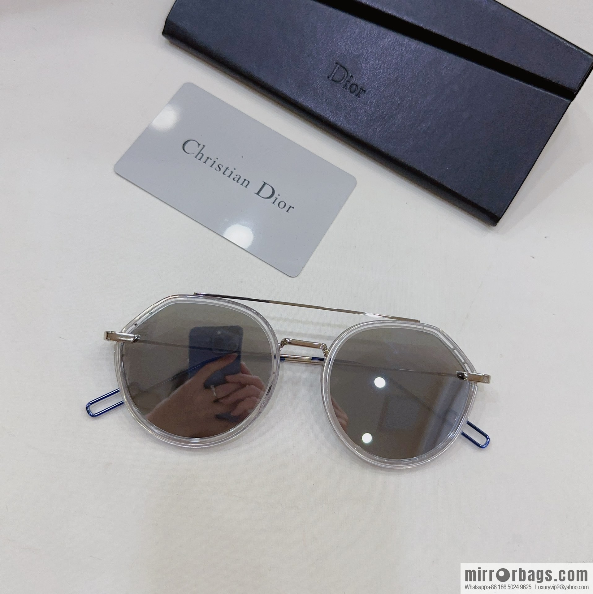 Dior Round Frame Women's Sunglasses