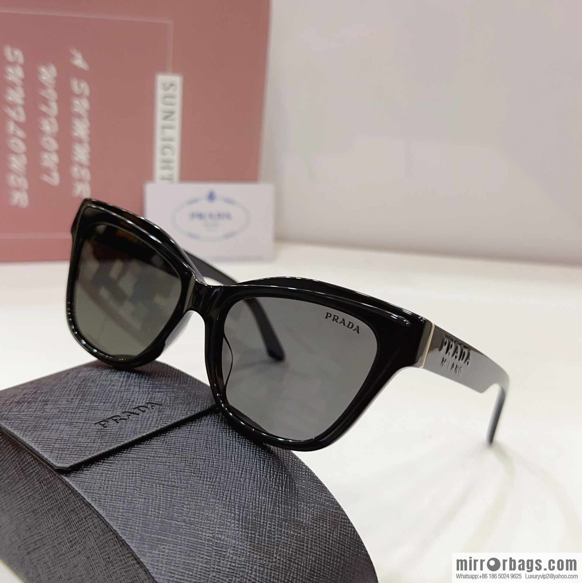 Prada box unisex sunglasses