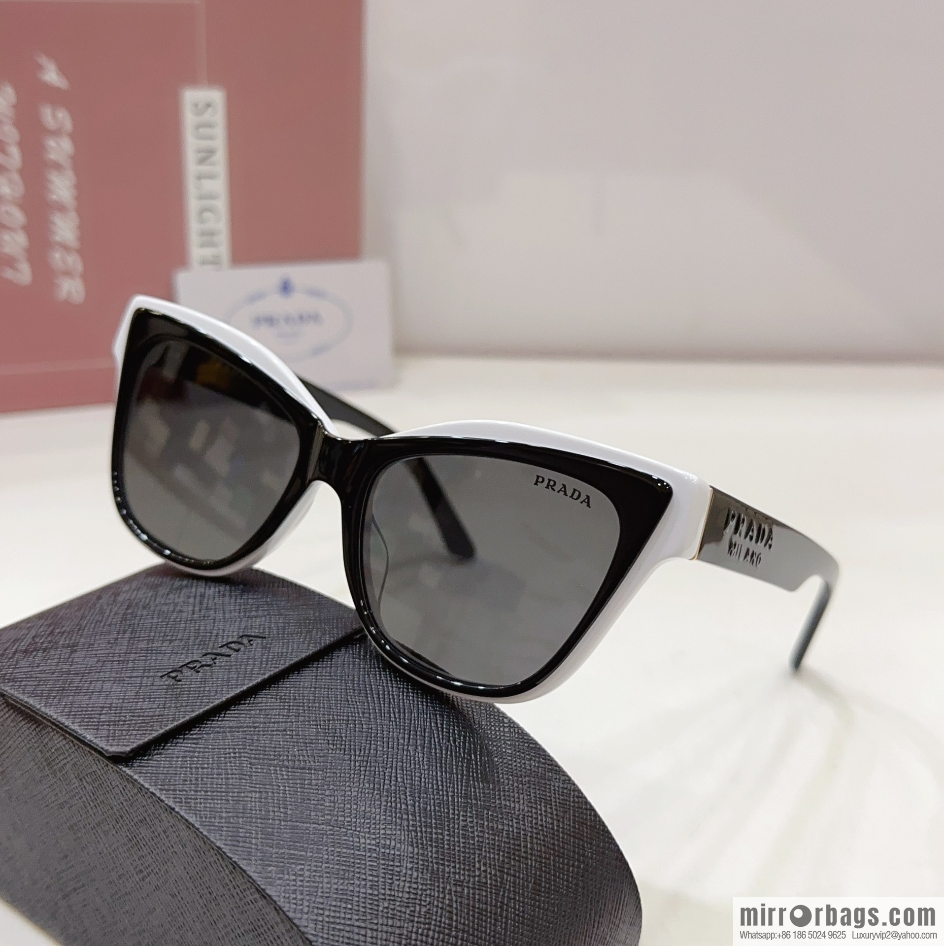 Prada box unisex sunglasses