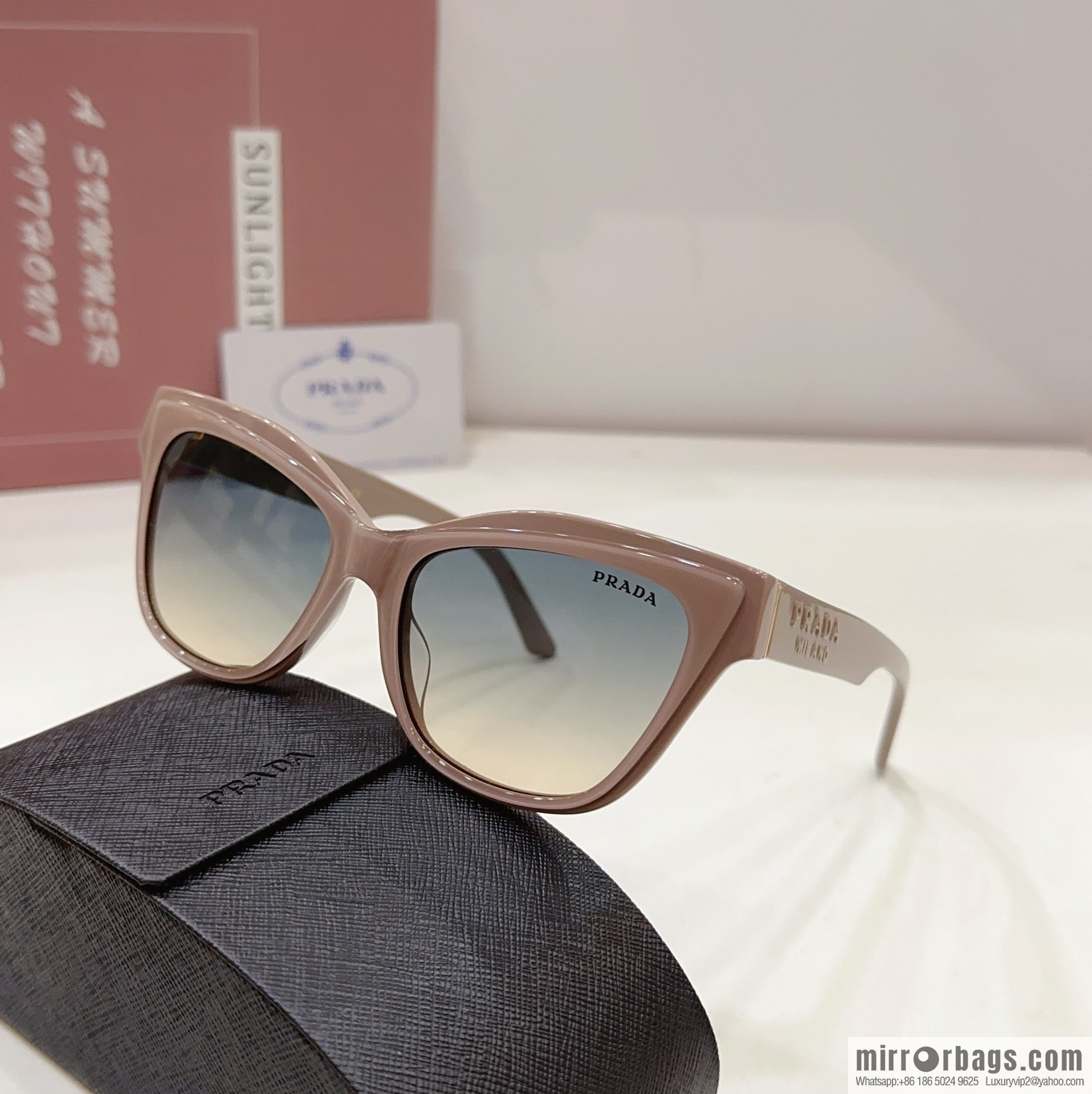 Prada box unisex sunglasses