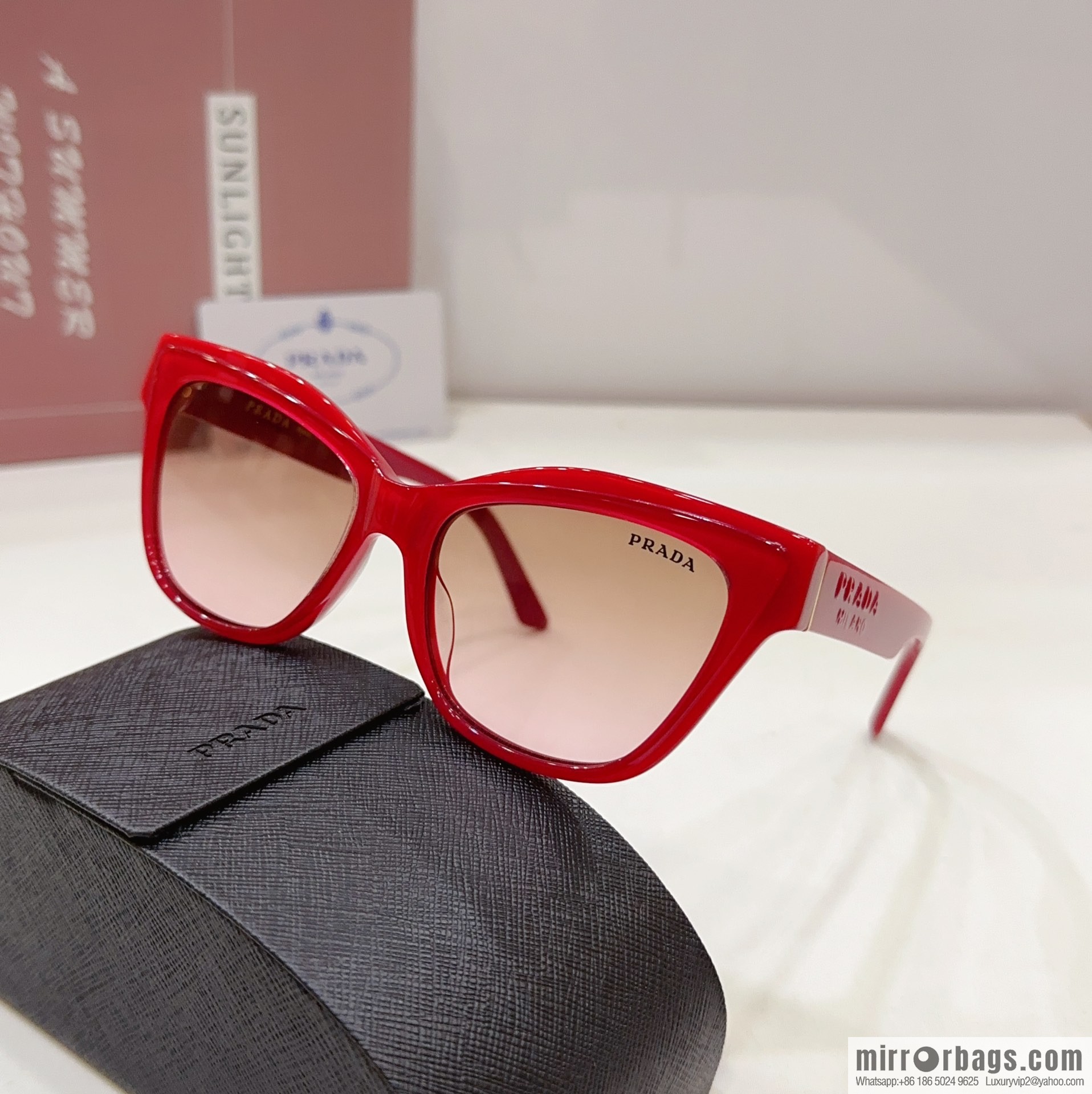 Prada box unisex sunglasses