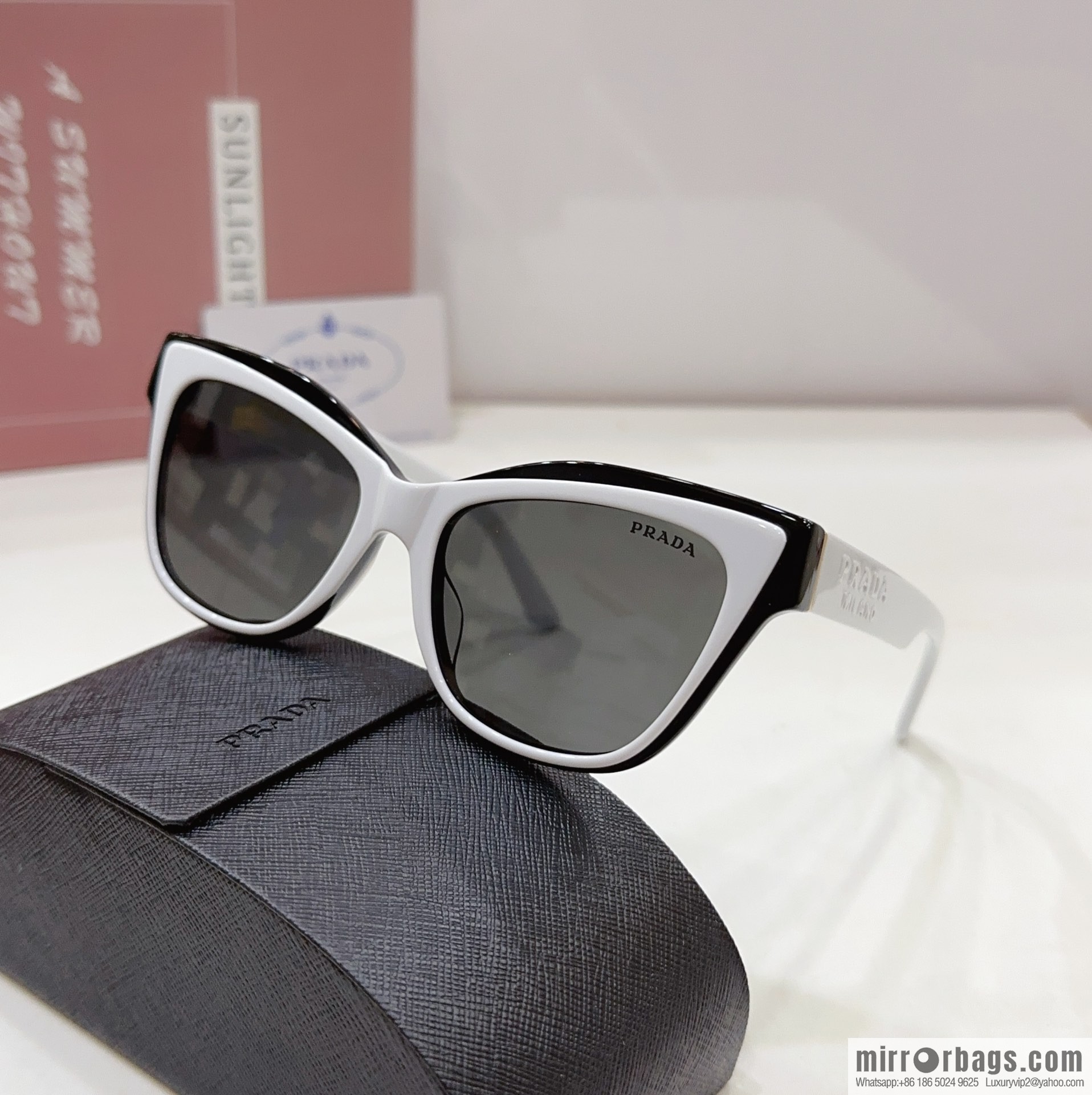 Prada box unisex sunglasses