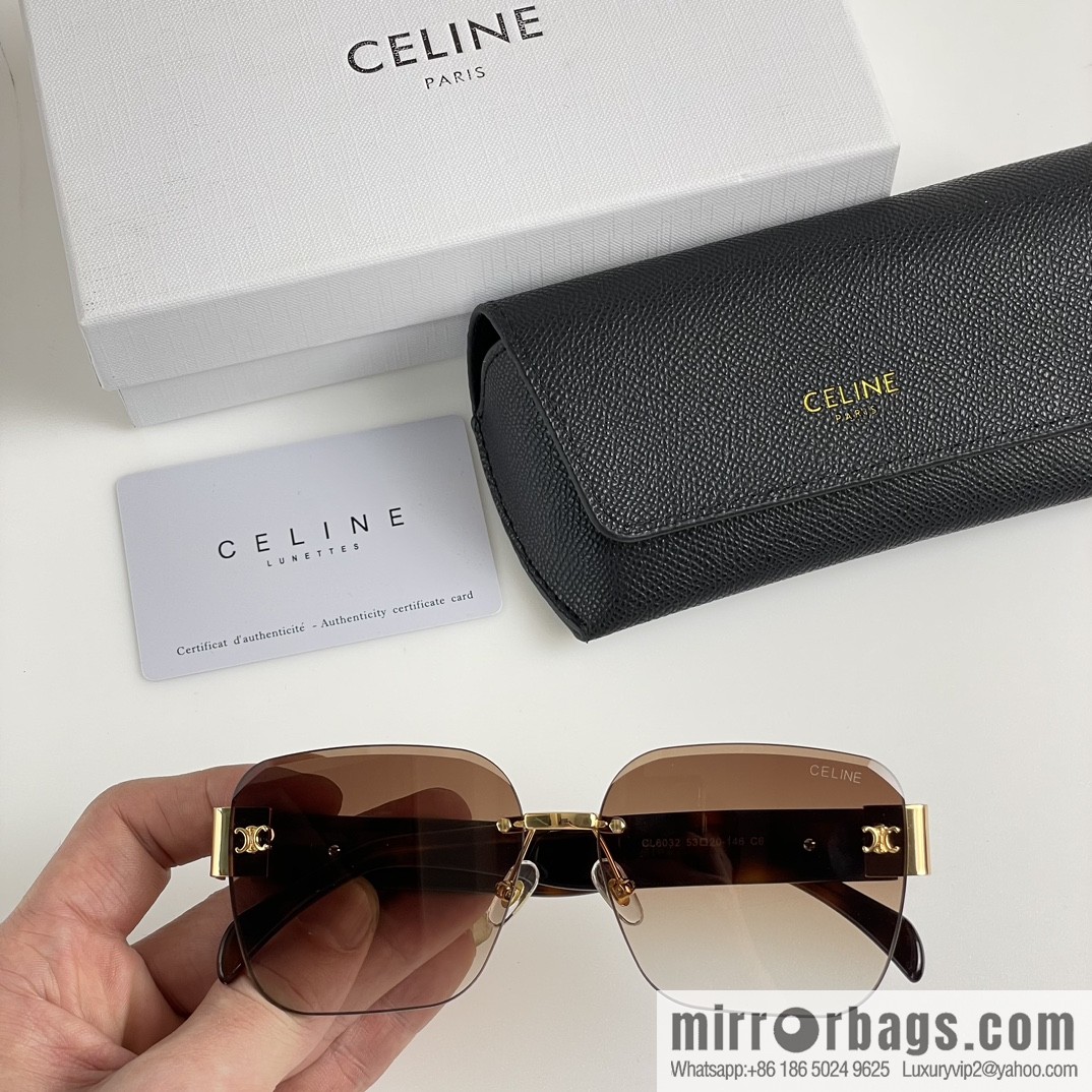 CELINE Arc de Triomphe rimless sunglasses