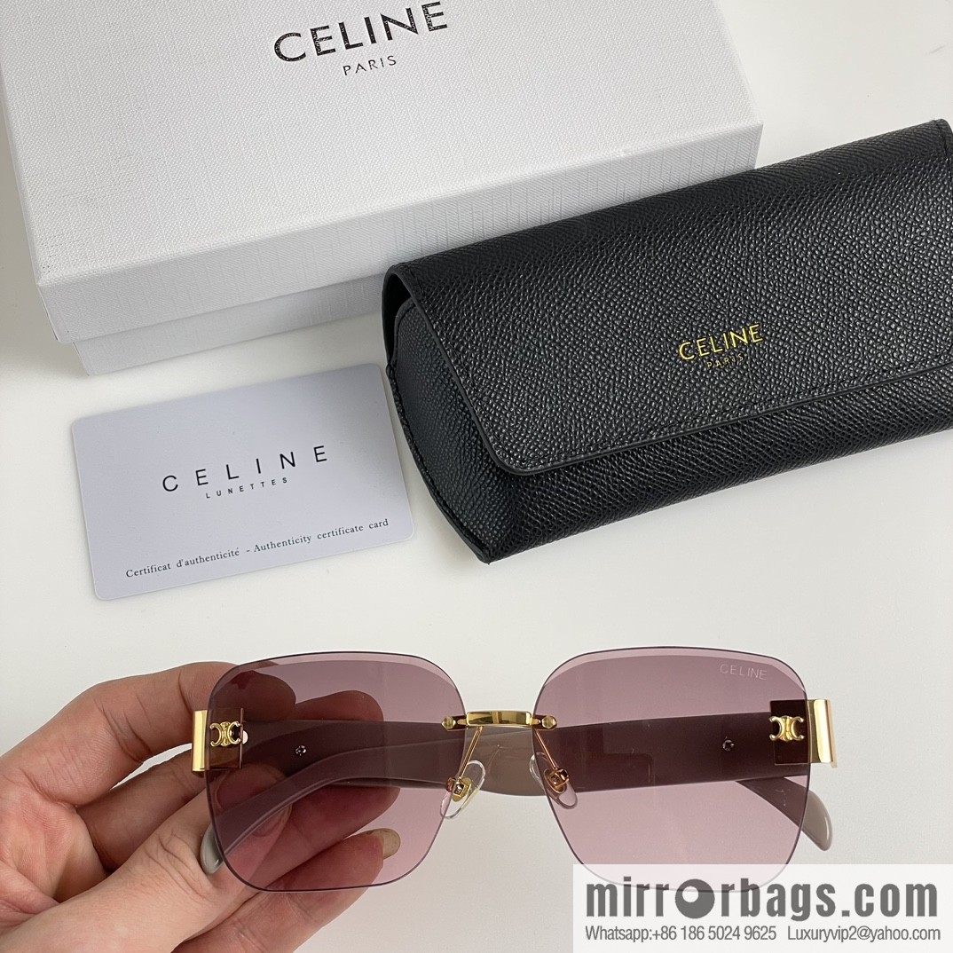 CELINE Arc de Triomphe rimless sunglasses