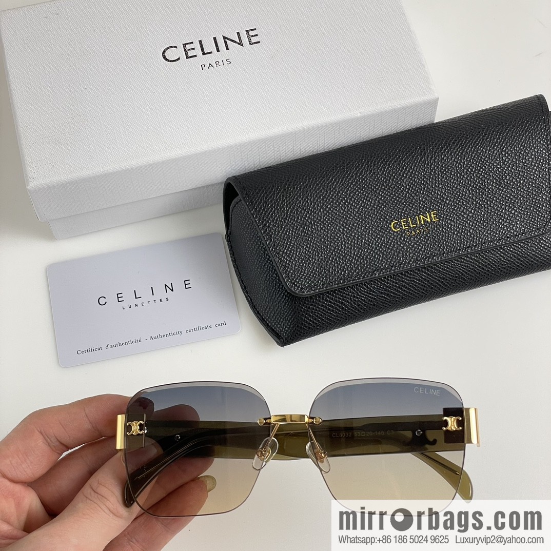 CELINE Arc de Triomphe rimless sunglasses