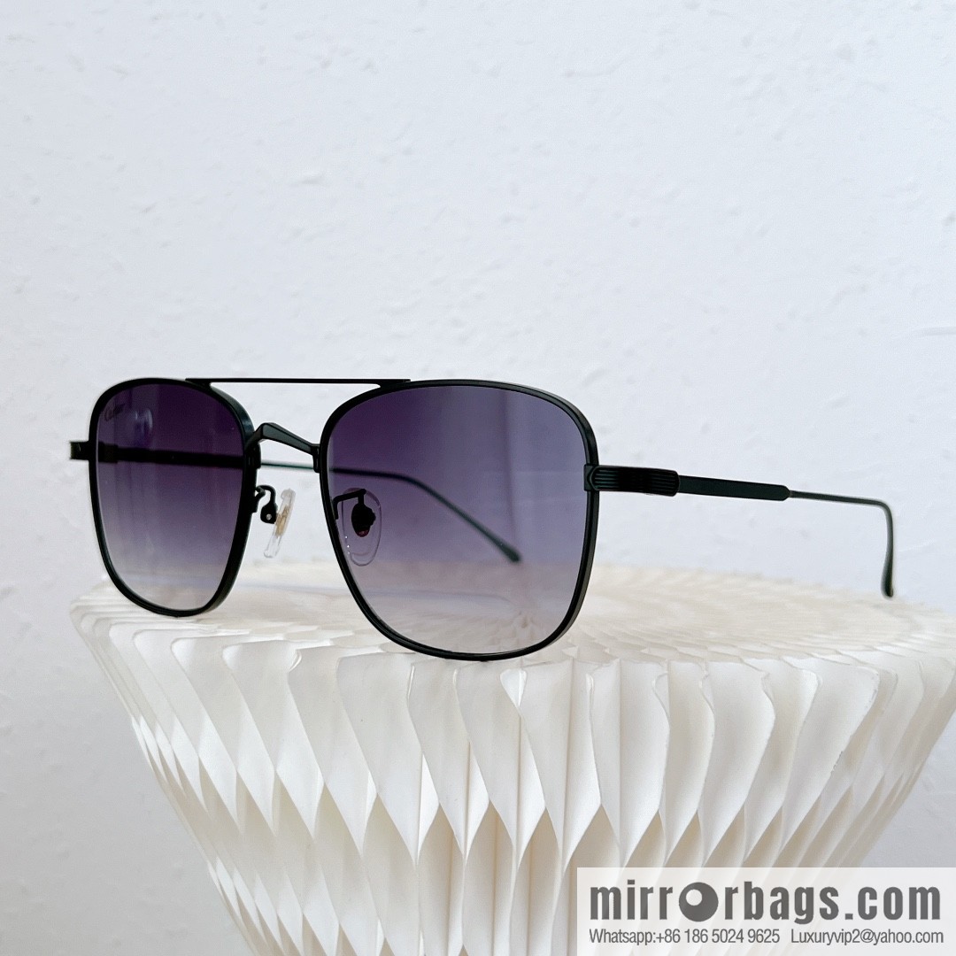 Cartier Metal Box Unisex Sunglasses