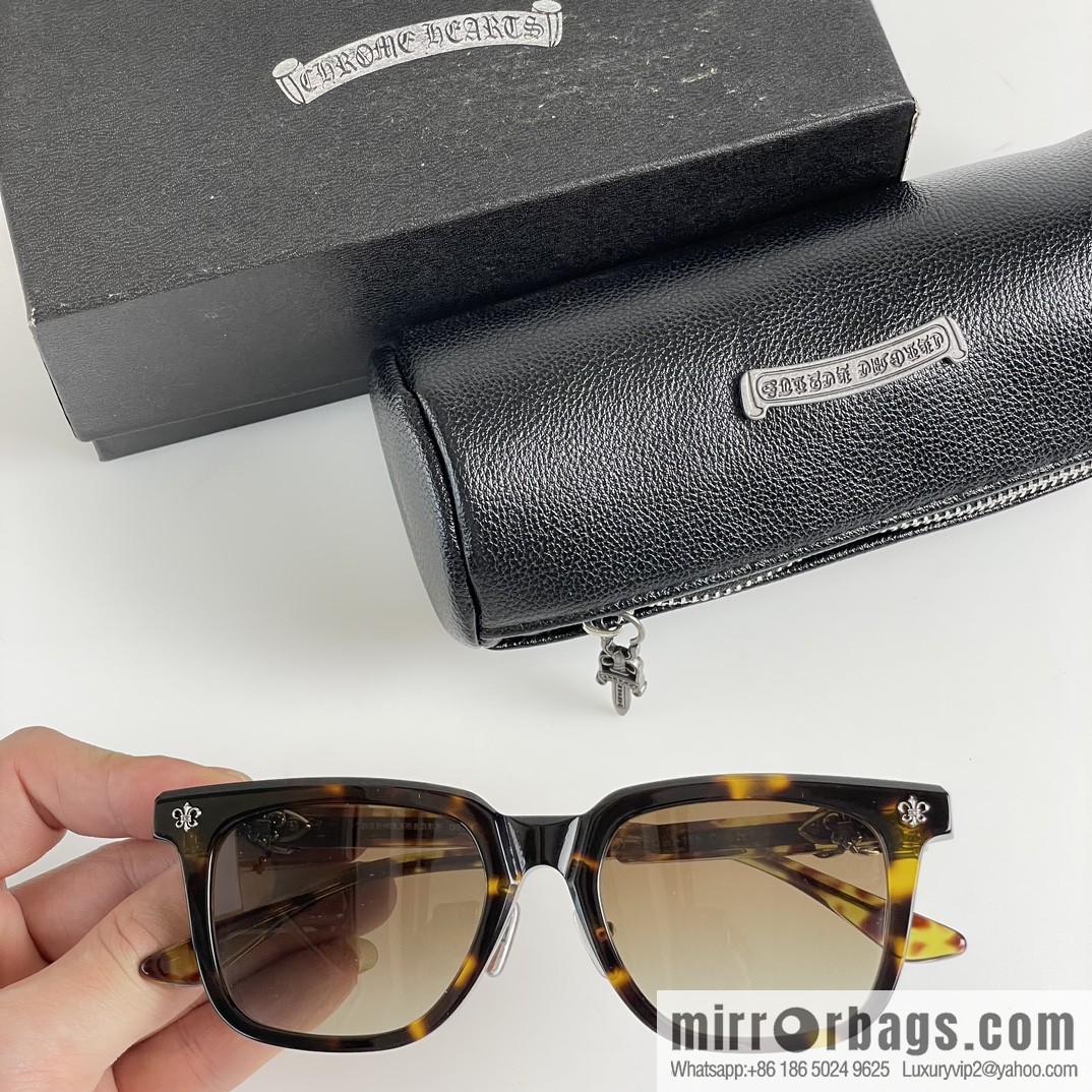 CHROME HEART three-dimensional LOGO unisex sunglasses