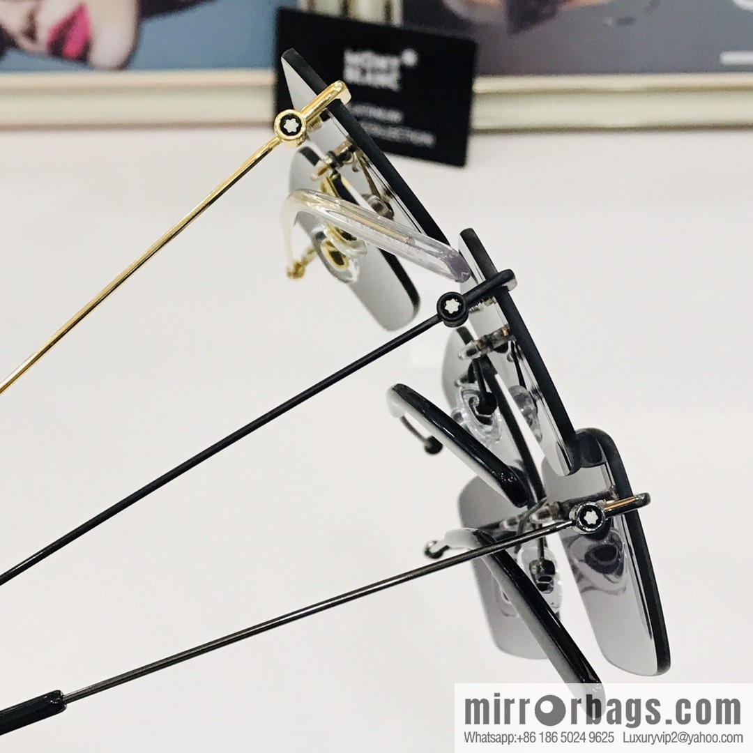 MONTBLANC Montblanc Frameless Perfect Electroplated Sunglasses