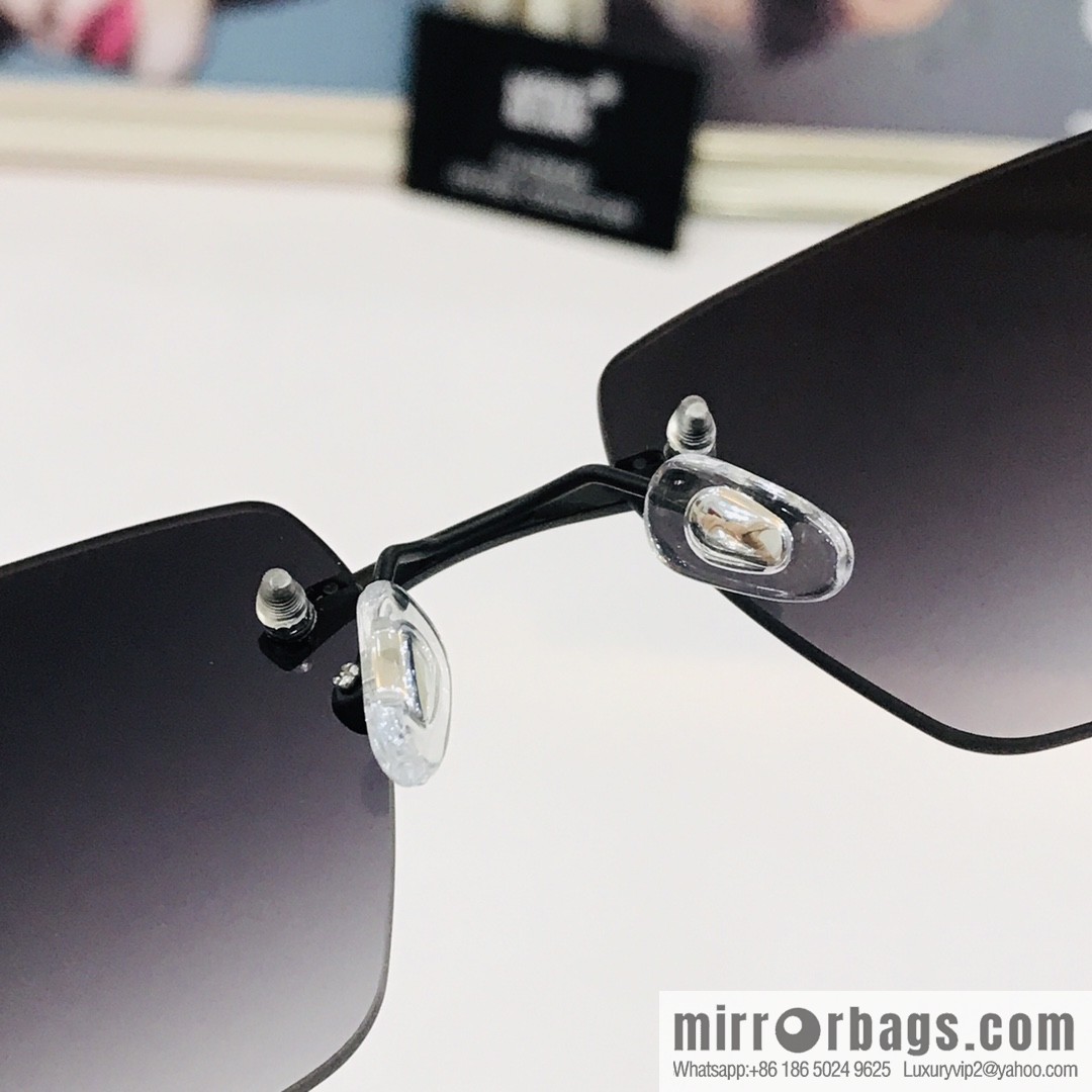 MONTBLANC Montblanc Frameless Perfect Electroplated Sunglasses