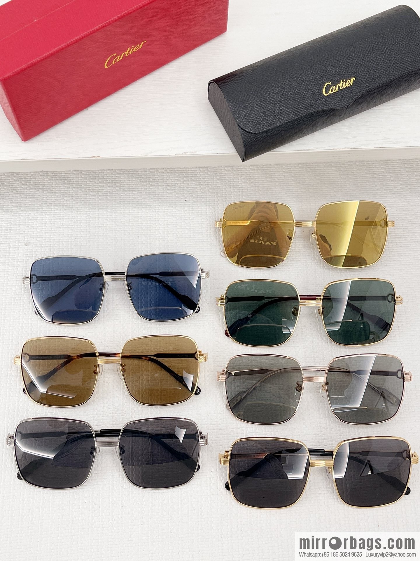 Cartier Cartier new box unisex sunglasses
