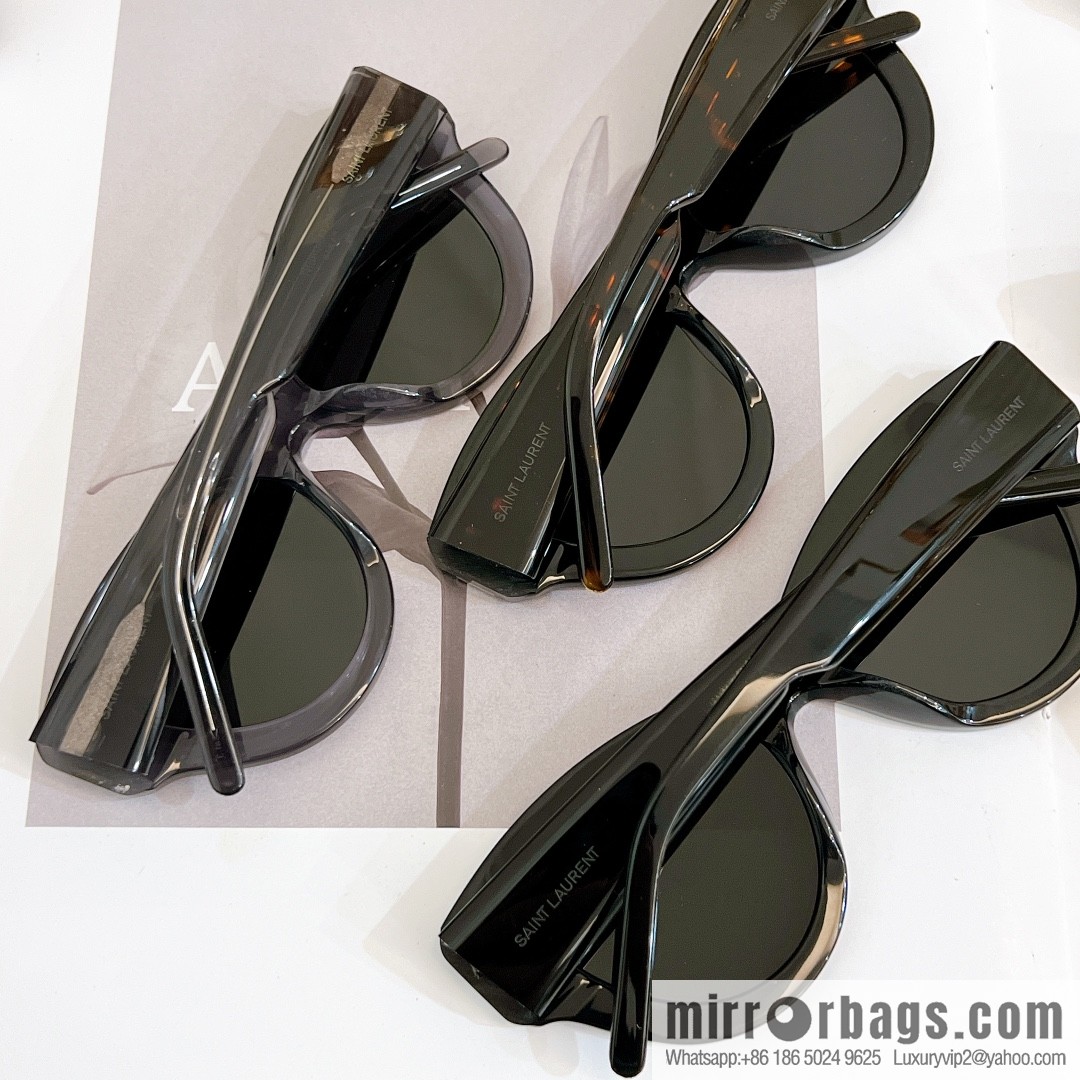 SAINT LAURENT Women's cat eye sunglasses