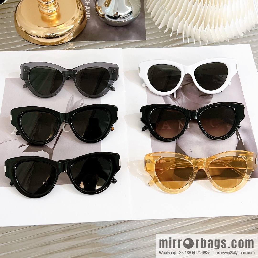 SAINT LAURENT Women's cat eye sunglasses
