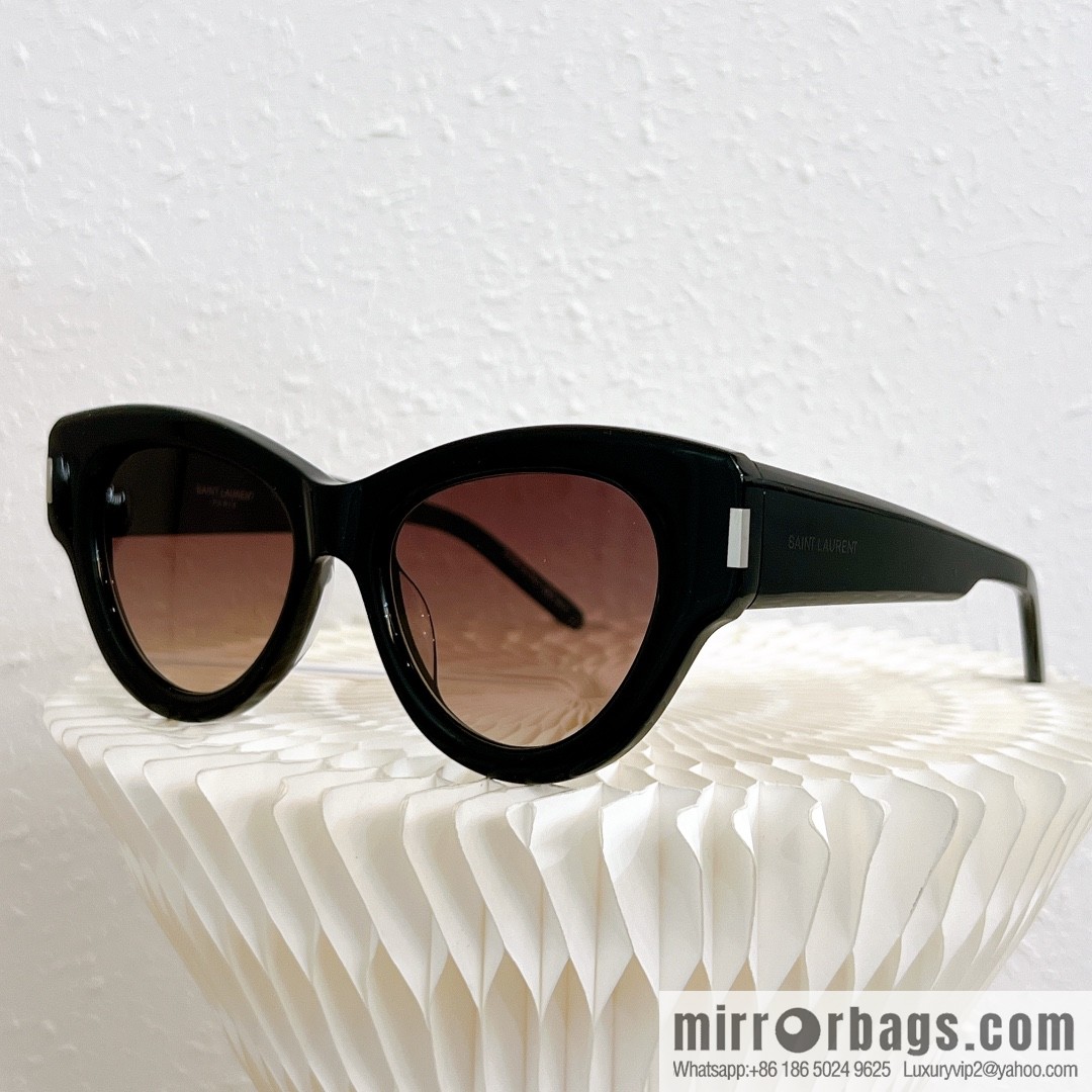 SAINT LAURENT Women's cat eye sunglasses