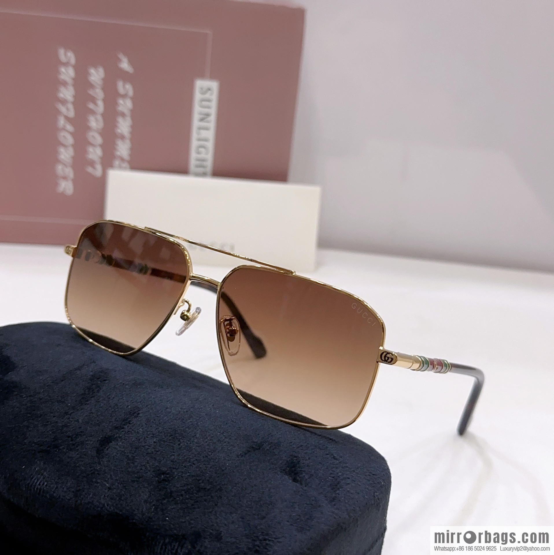 GUCCI Gucci square unisex sunglasses