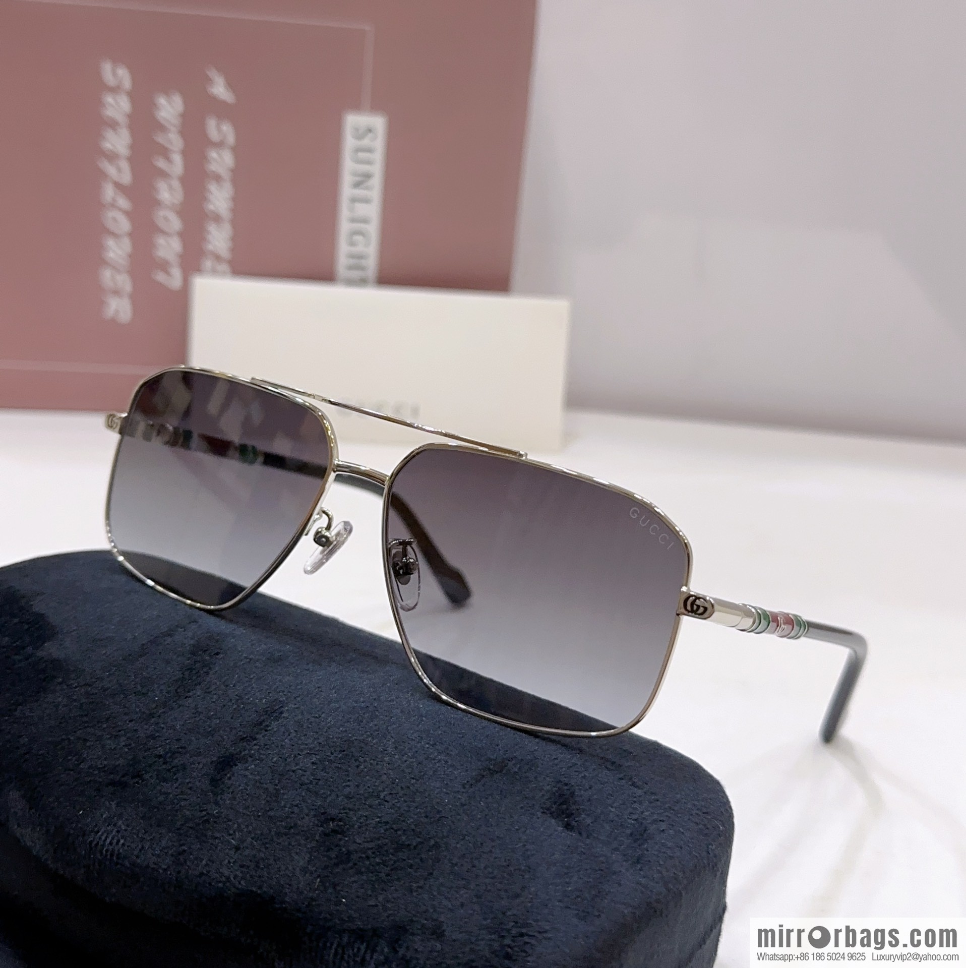 GUCCI Gucci square unisex sunglasses