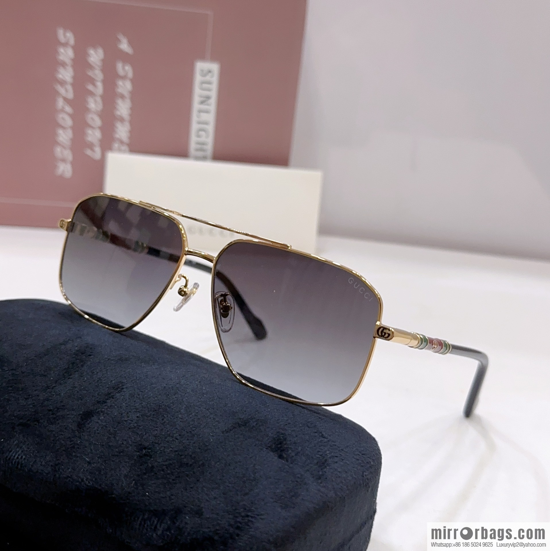 GUCCI Gucci square unisex sunglasses