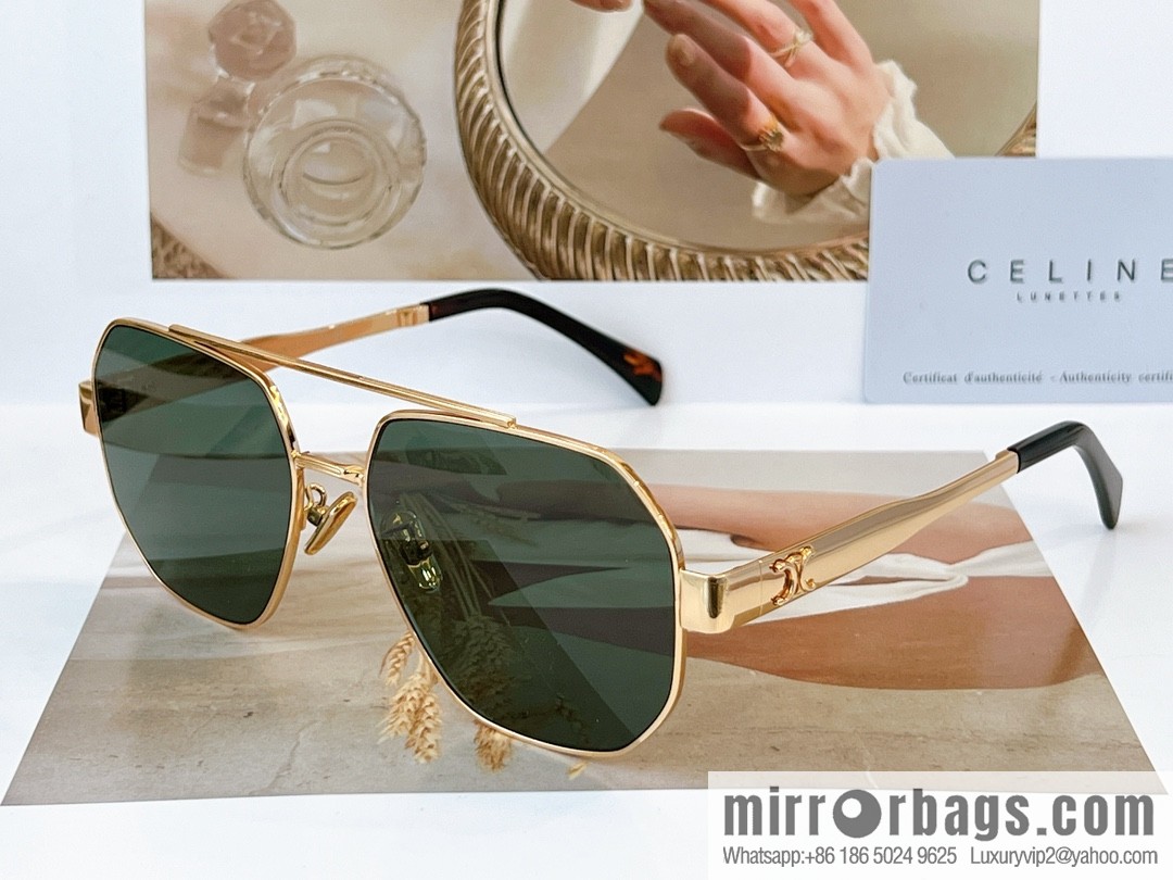 CELINE Celine handsome flight sunglasses