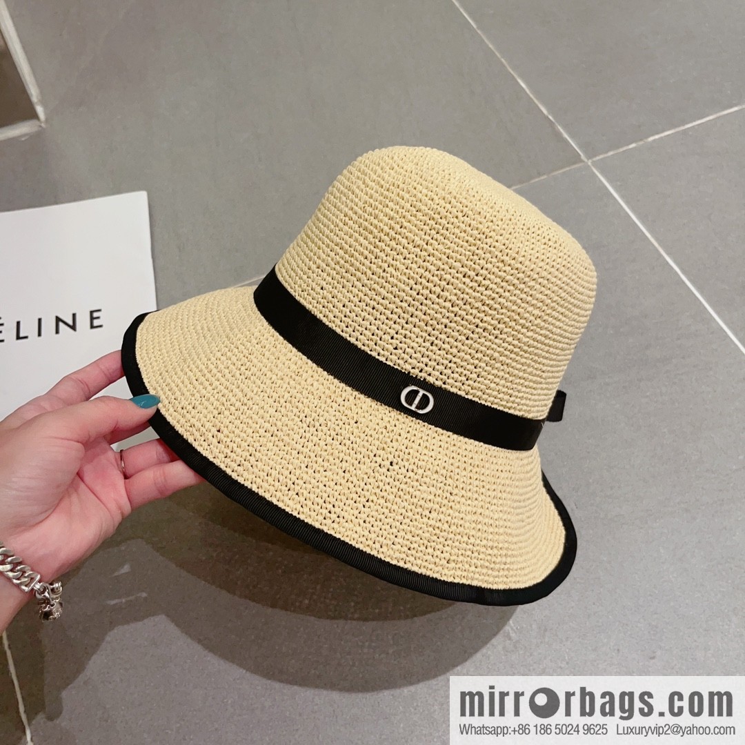 Dior Dior's new Lafite straw hat in summer