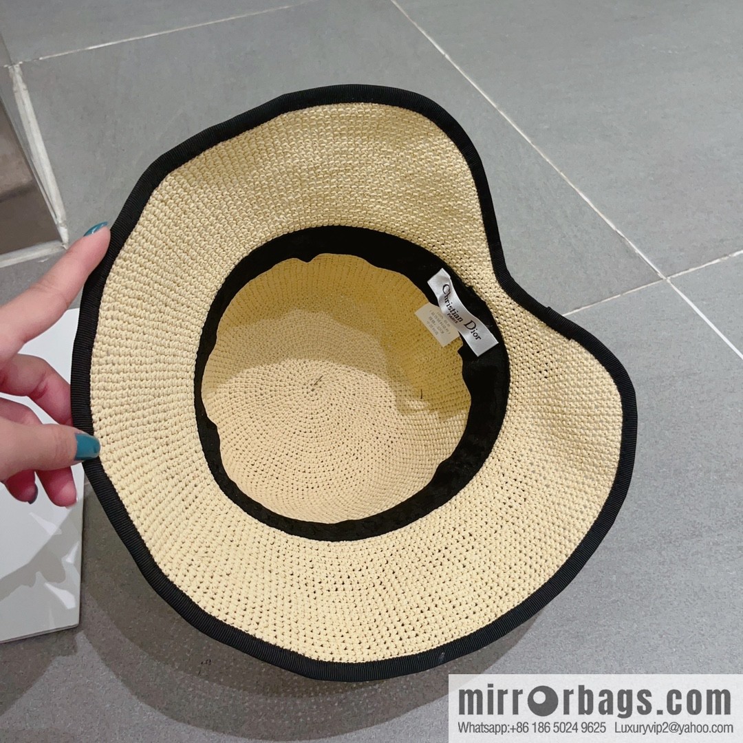 Dior Dior's new Lafite straw hat in summer