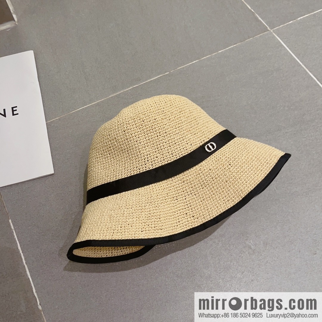 Dior Dior's new Lafite straw hat in summer