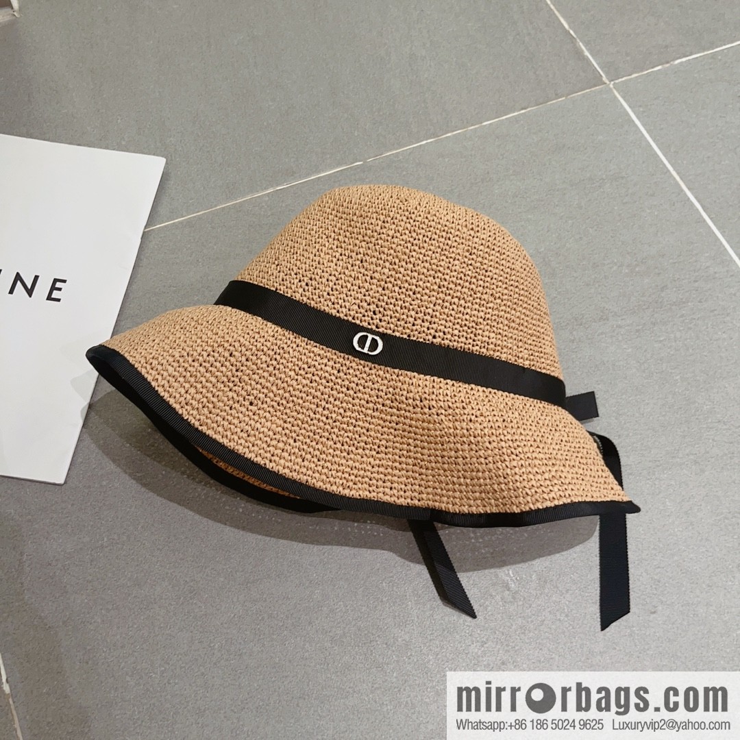 Dior Dior's new Lafite straw hat in summer