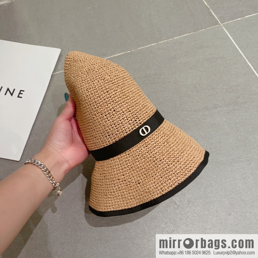 Dior Dior's new Lafite straw hat in summer