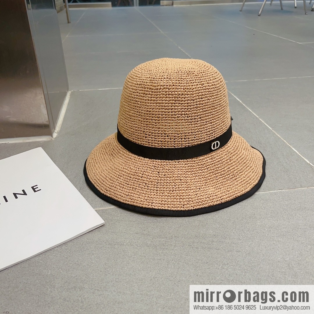 Dior Dior's new Lafite straw hat in summer