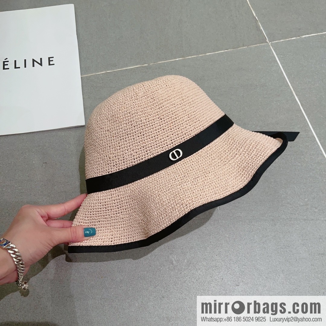 Dior Dior's new Lafite straw hat in summer