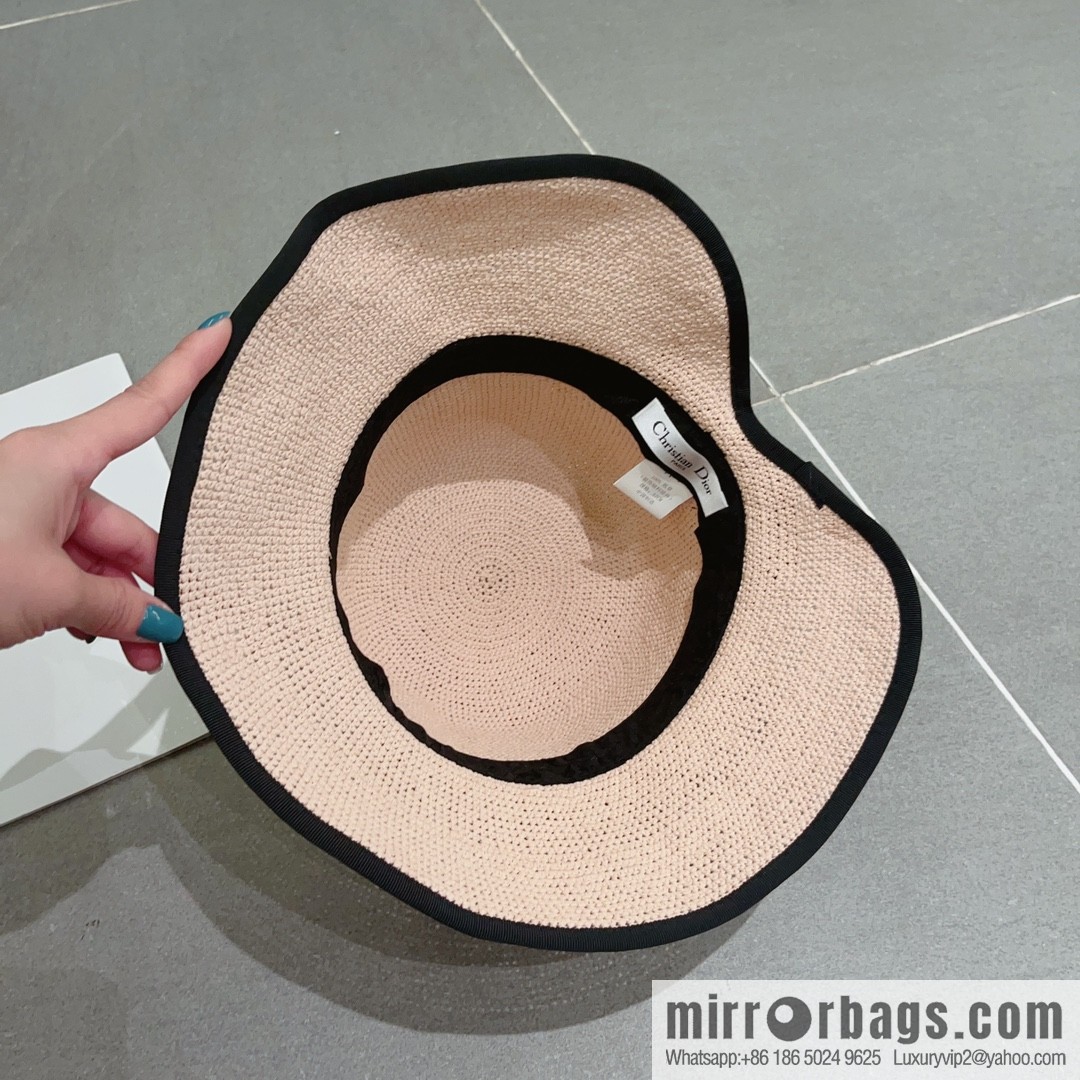 Dior Dior's new Lafite straw hat in summer