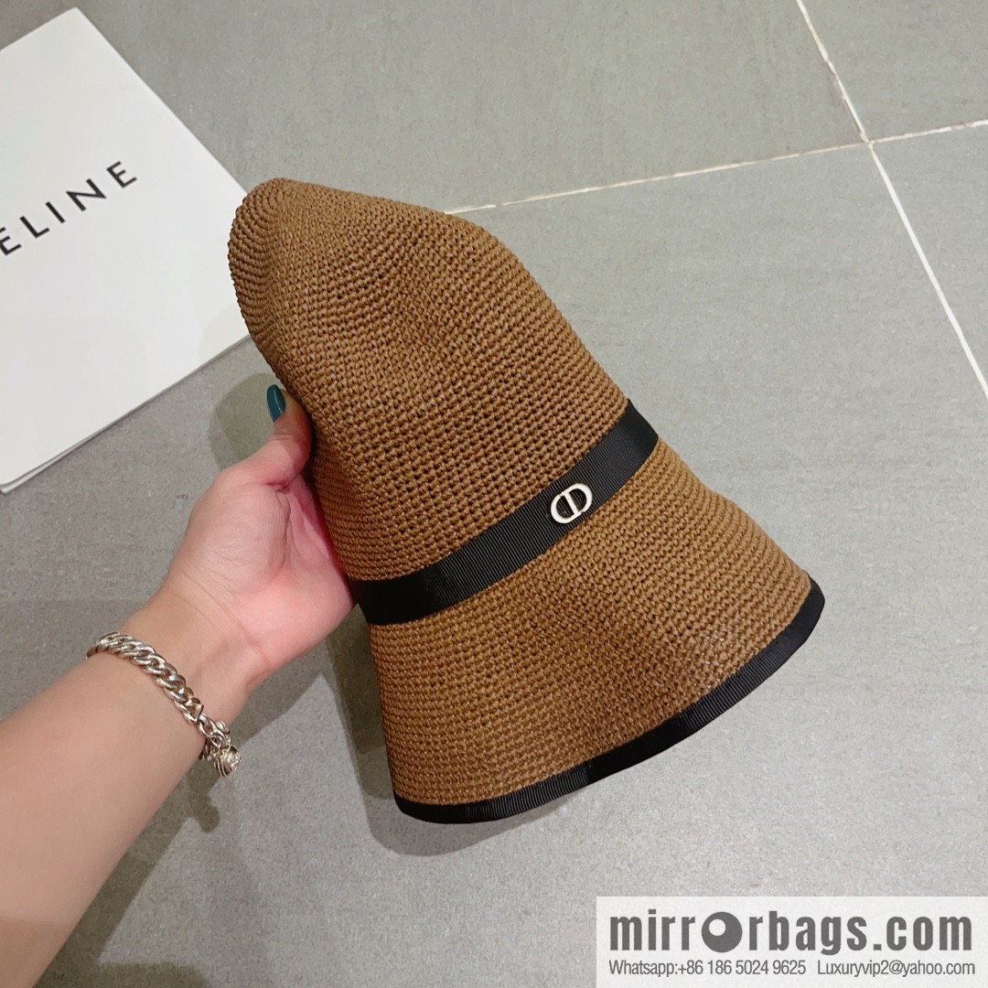 Dior Dior's new Lafite straw hat in summer