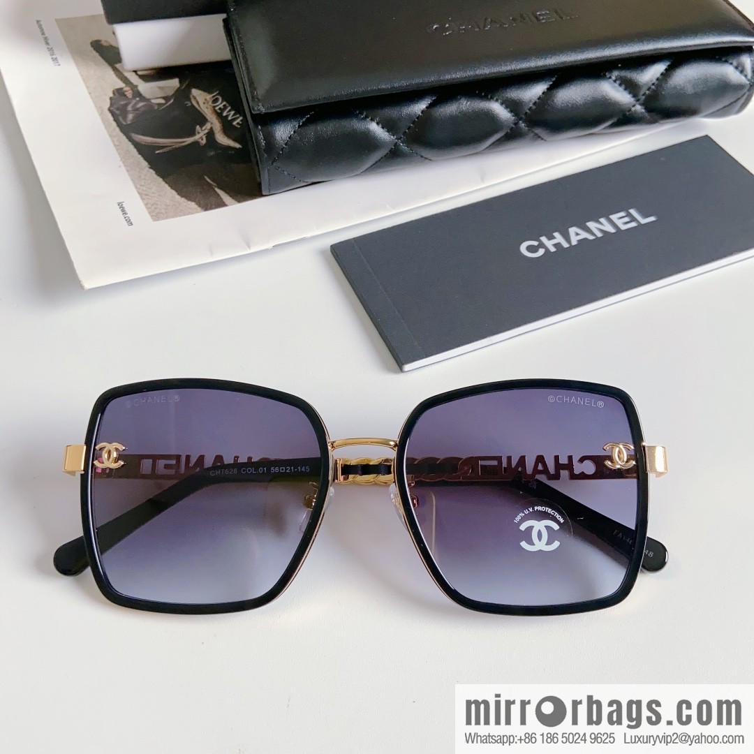 Chanel square women's sunglasses