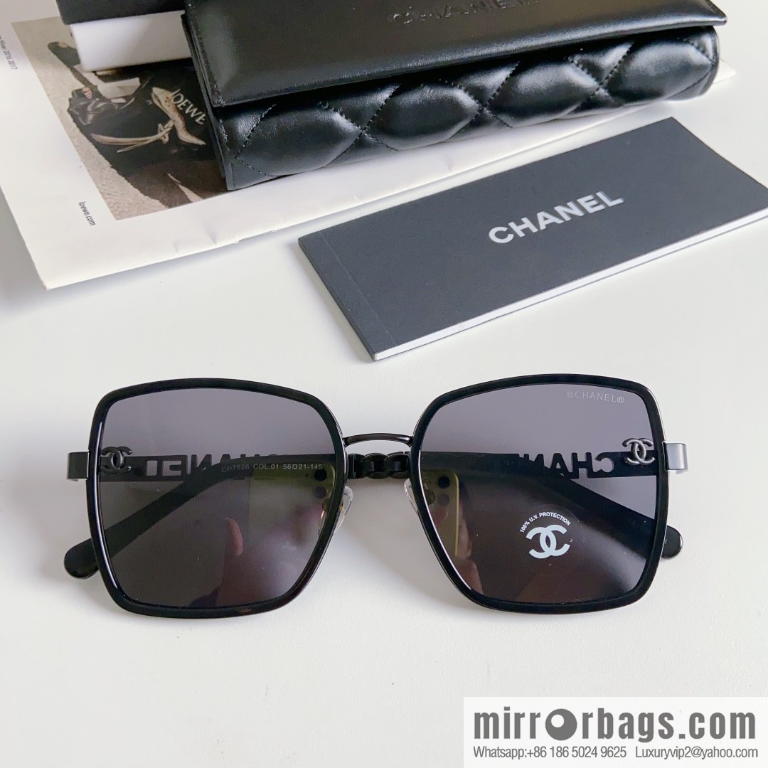 Chanel square women's sunglasses
