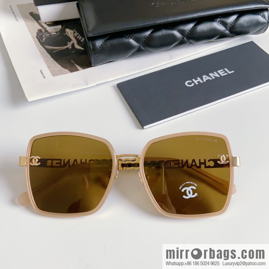 Chanel square women's sunglasses