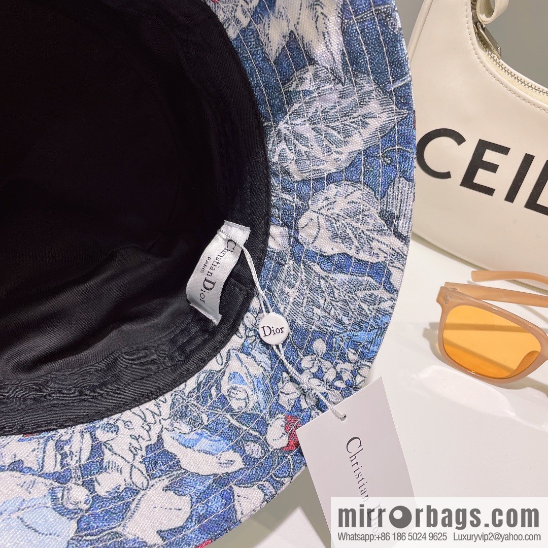 Dior floral unisex bucket hat